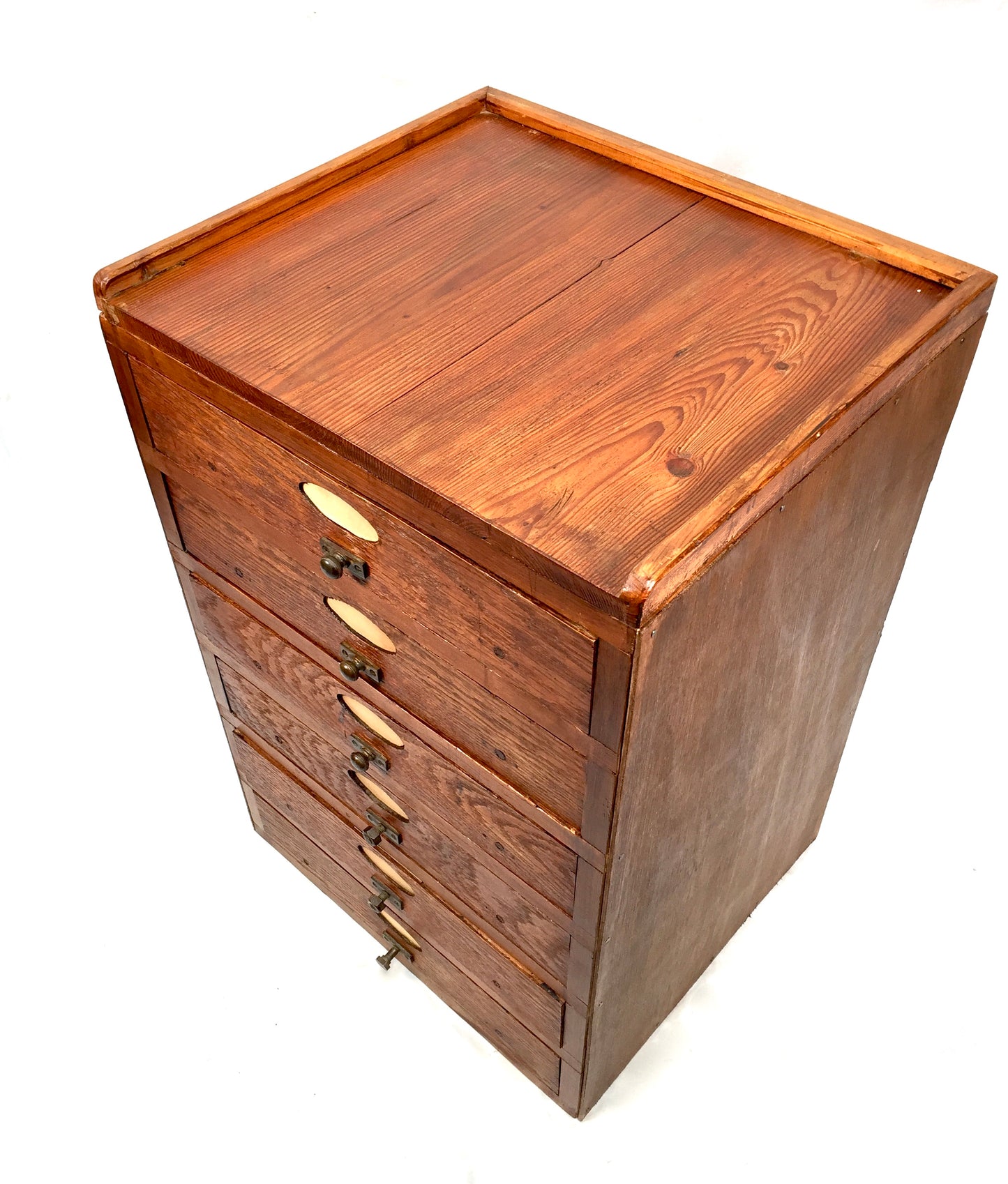 Antique Large Wooden Chest of Filing Drawers / Storage Box / Cabinet c.1930