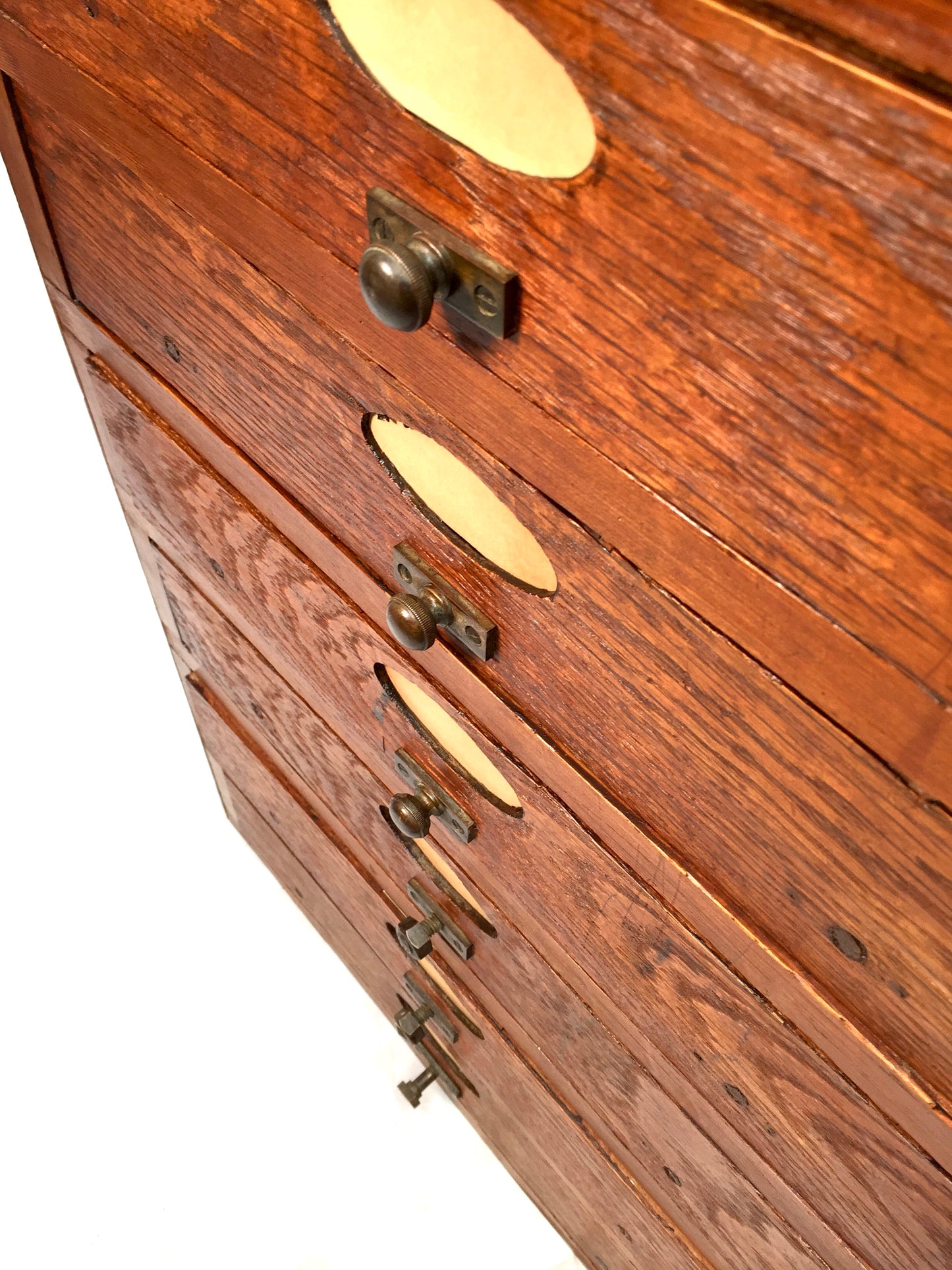 Antique Large Wooden Chest of Filing Drawers / Storage Box / Cabinet c.1930
