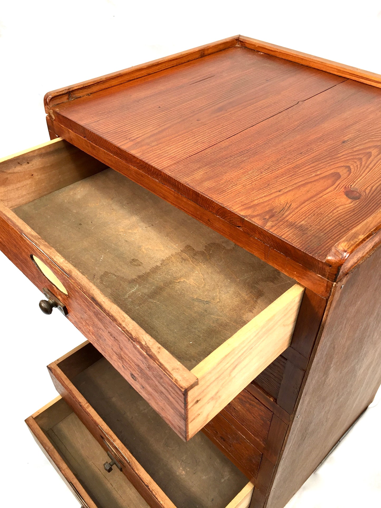 Antique Large Wooden Chest of Filing Drawers / Storage Box / Cabinet c.1930