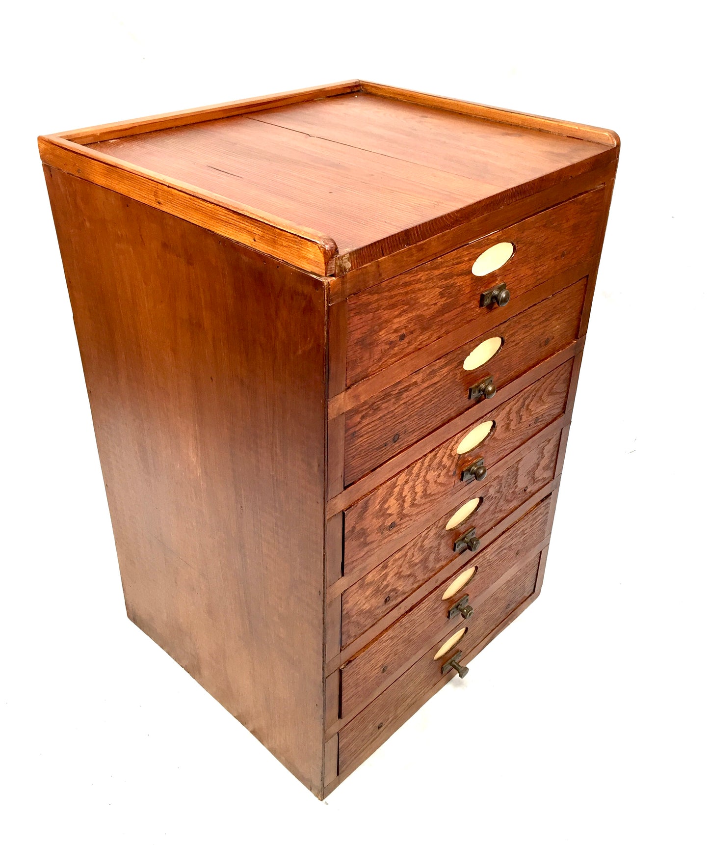 Antique Large Wooden Chest of Filing Drawers / Storage Box / Cabinet c.1930