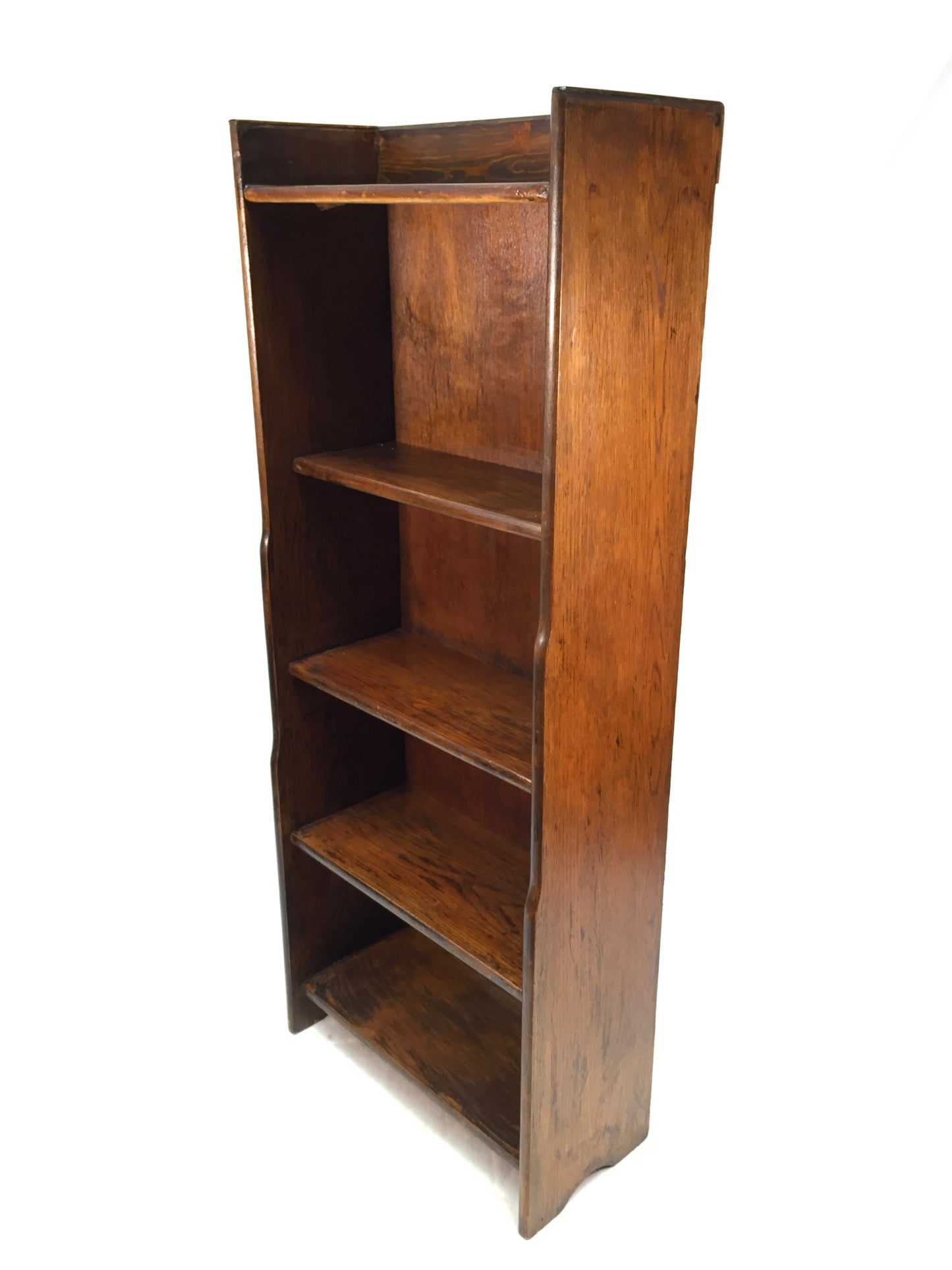 Antique Wooden 1950s Bookcase / Book Shelf / Display Rack / Freestanding