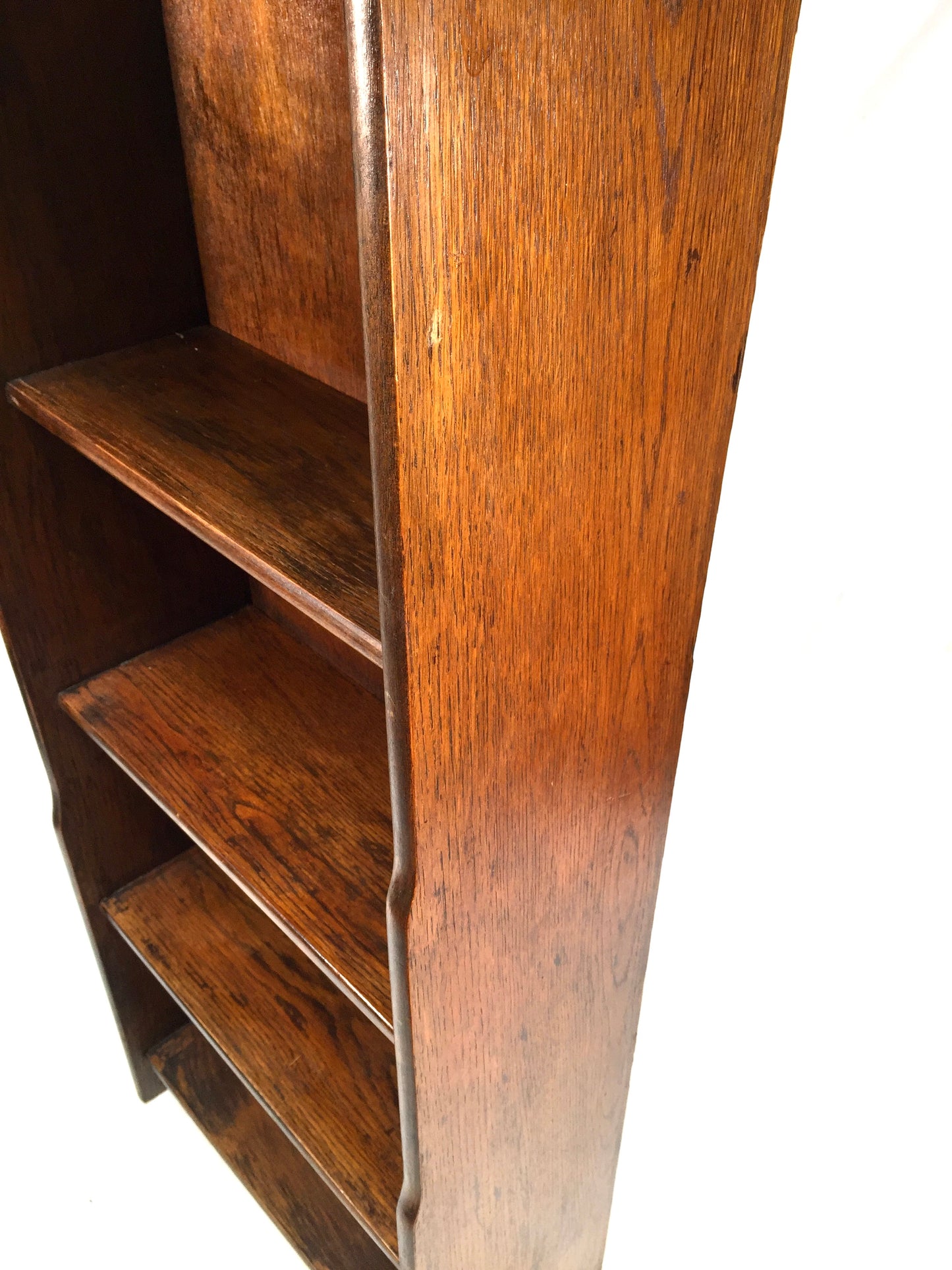 Antique Wooden 1950s Bookcase / Book Shelf / Display Rack / Freestanding
