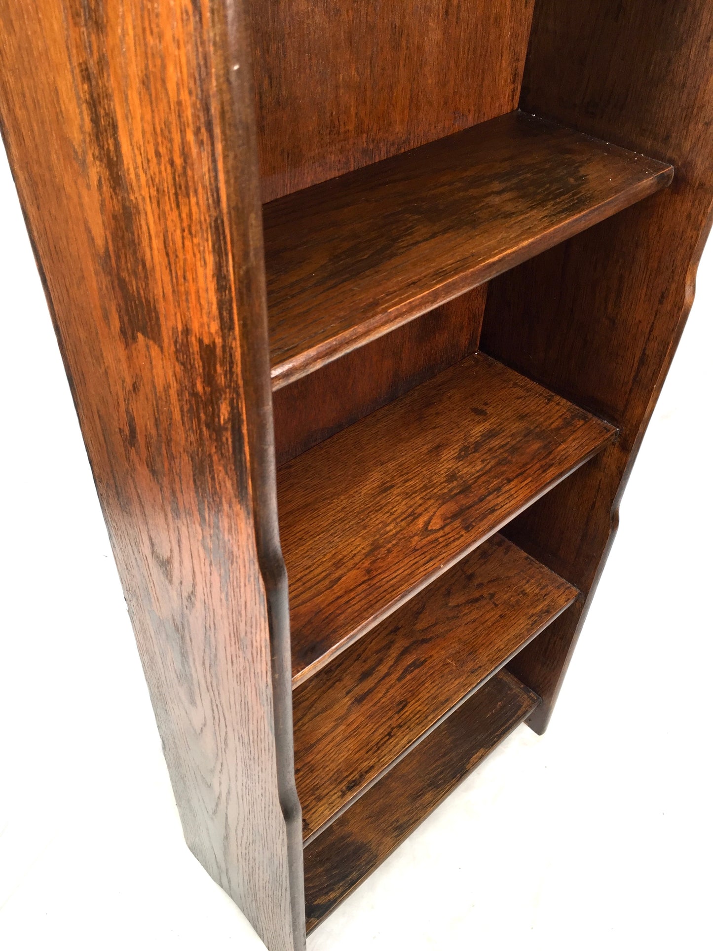 Antique Wooden 1950s Bookcase / Book Shelf / Display Rack / Freestanding