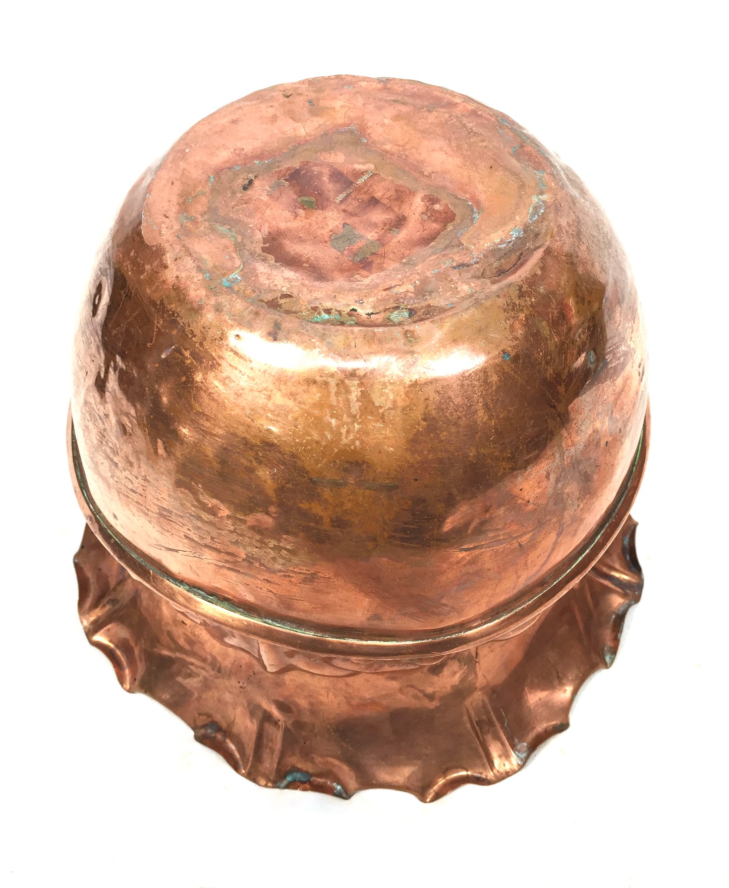Antique Townshends Art Nouveau Copper Planter / Plant Pot / Arts & Crafts c.1900