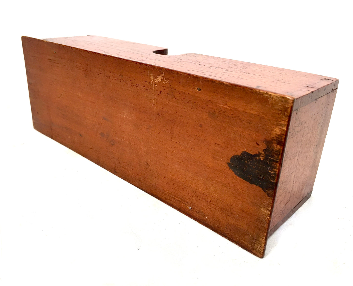 Antique Wooden Desktop Display Stand / Letter Rack / Stationery Holder c.1910