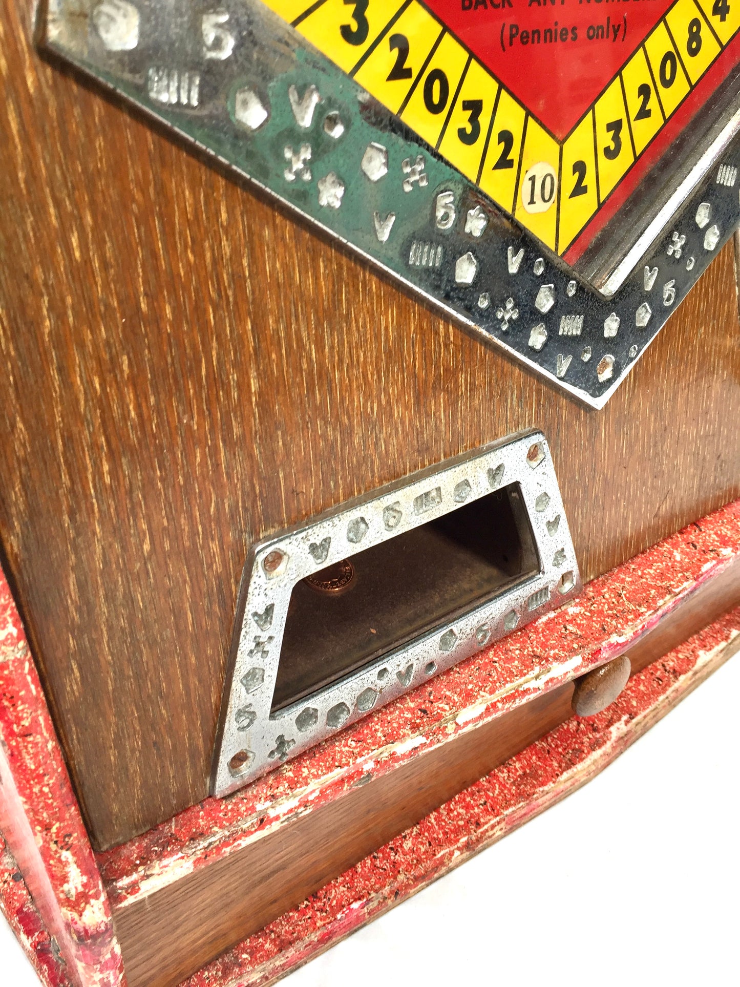 Antique 1960s Bryan's "Bullion" Penny Arcade Machine 20th Century Working Order