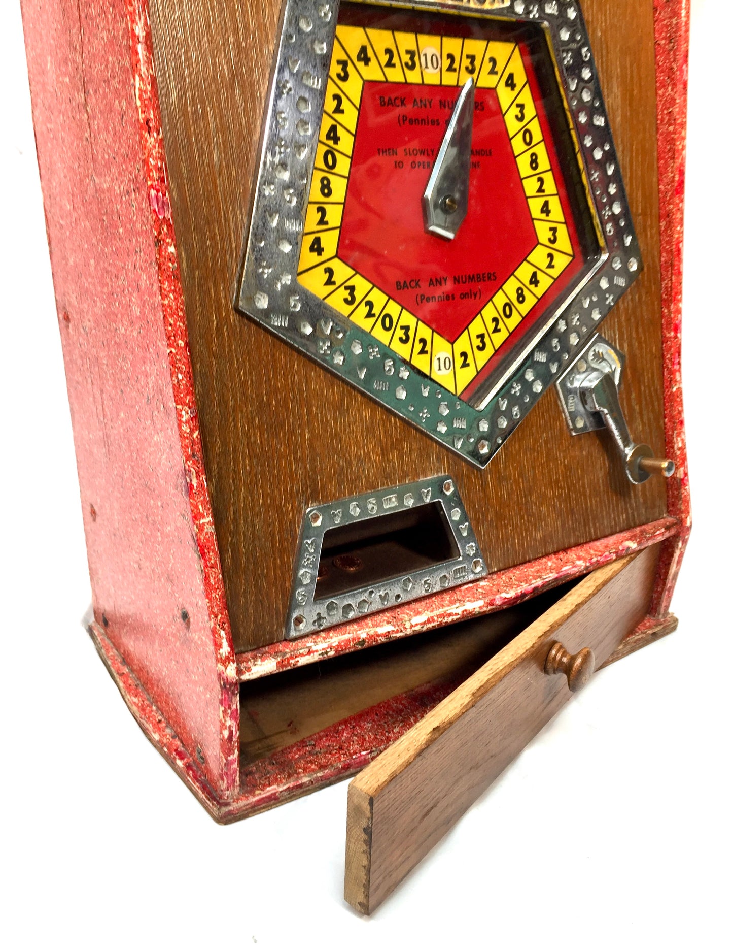 Antique 1960s Bryan's "Bullion" Penny Arcade Machine 20th Century Working Order
