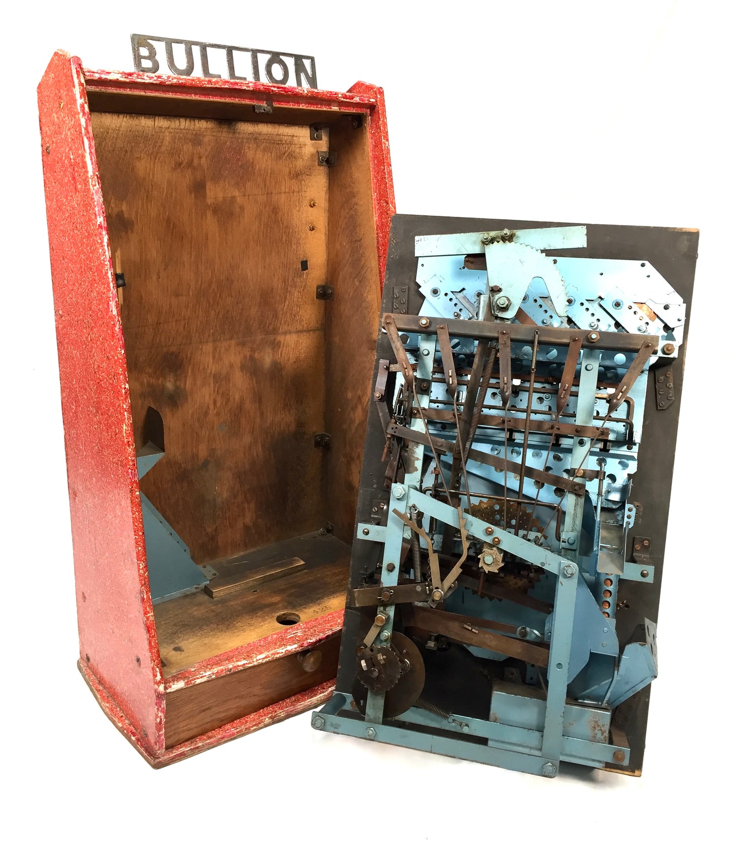 Antique 1960s Bryan's "Bullion" Penny Arcade Machine 20th Century Working Order