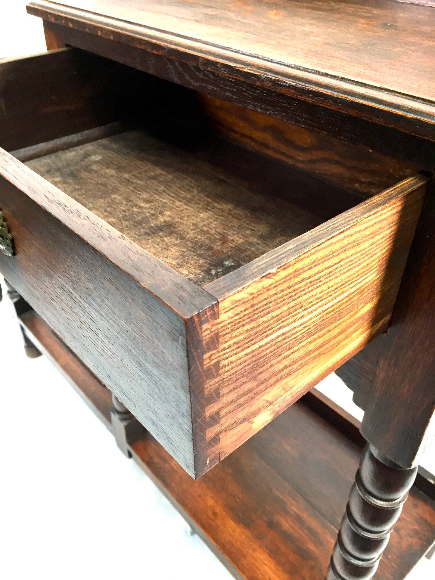 Antique Country House Oak Wooden Stick / Umbrella Stand / Entrance Hall c.1900