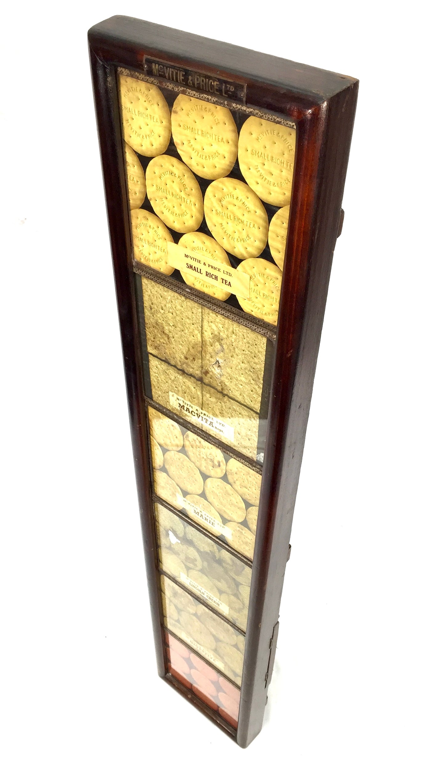 Antique Advertising - Mcvitie &amp; Price Biscuit Shop Display Framed Sign c.1920