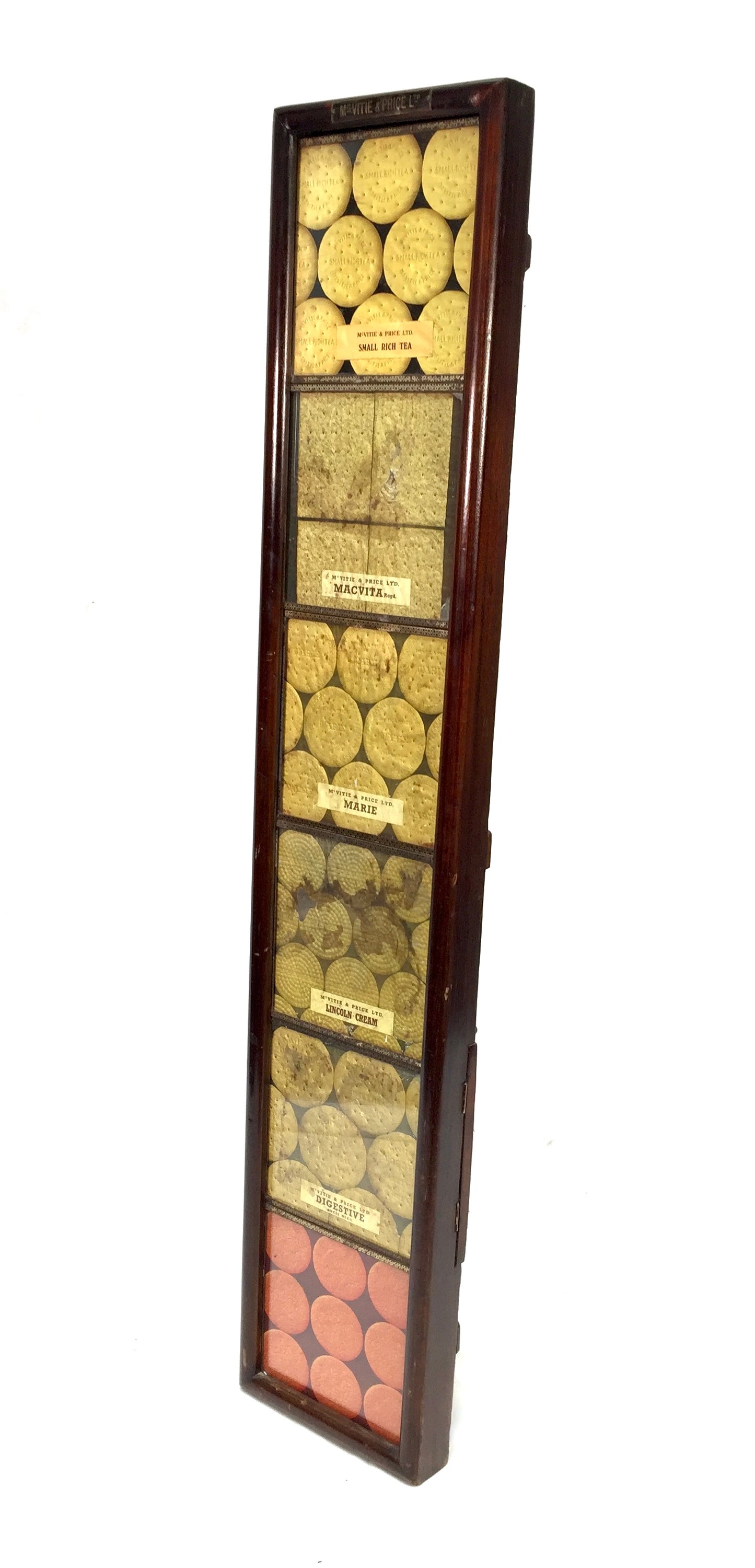Antique Advertising - Mcvitie &amp; Price Biscuit Shop Display Framed Sign c.1920