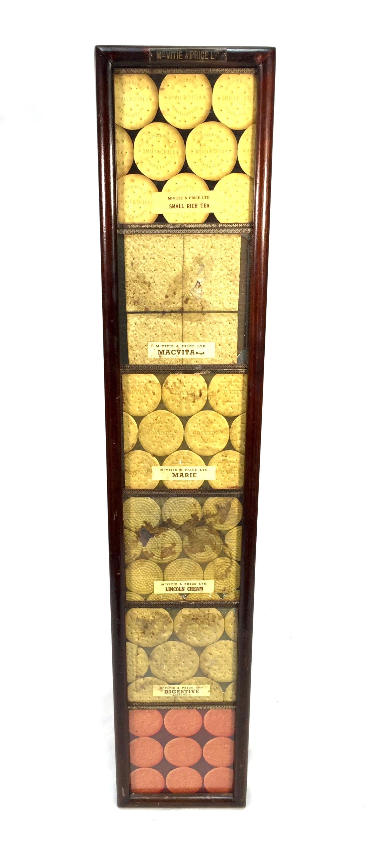 Antique Advertising - Mcvitie &amp; Price Biscuit Shop Display Framed Sign c.1920