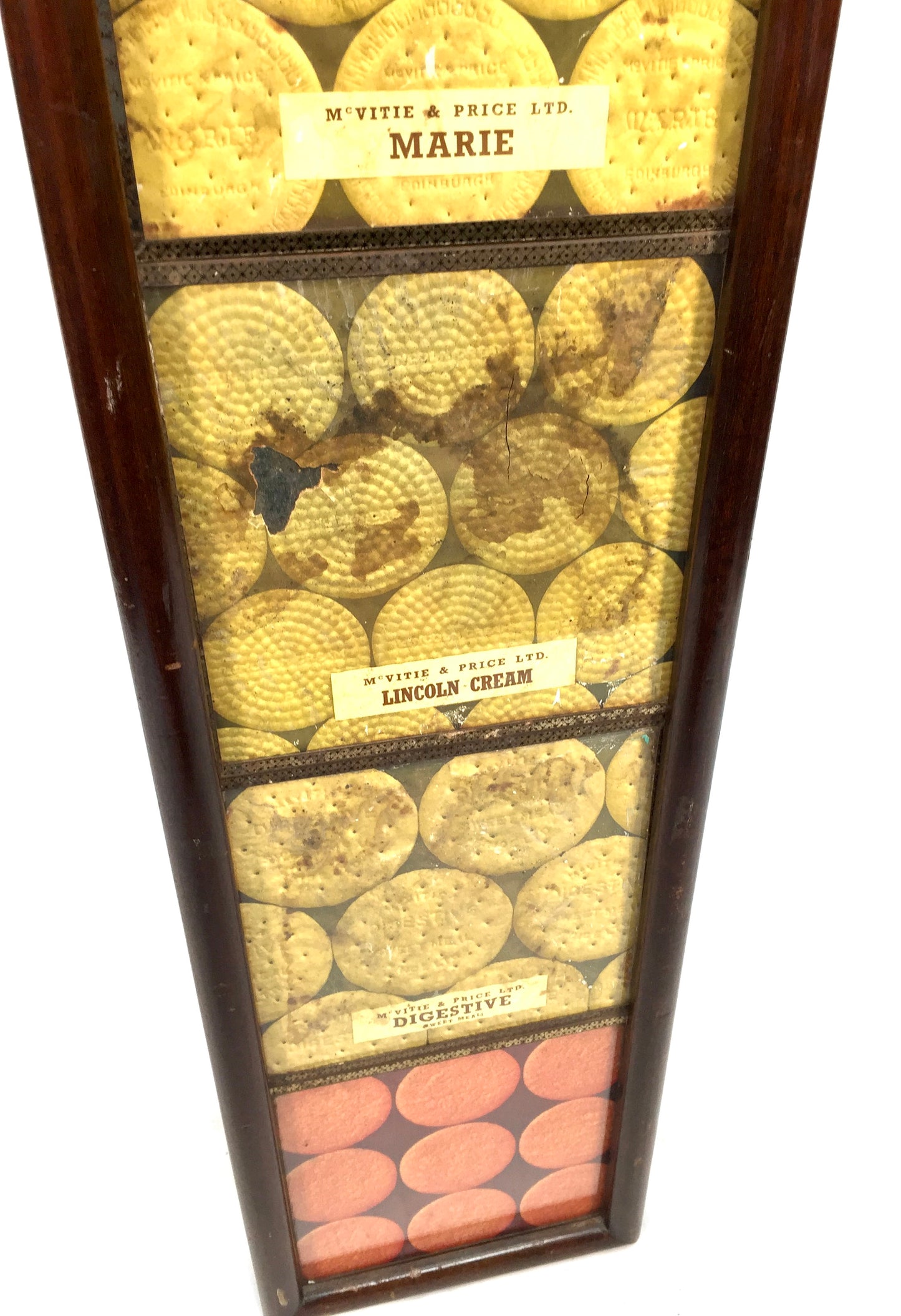 Antique Advertising - Mcvitie &amp; Price Biscuit Shop Display Framed Sign c.1920