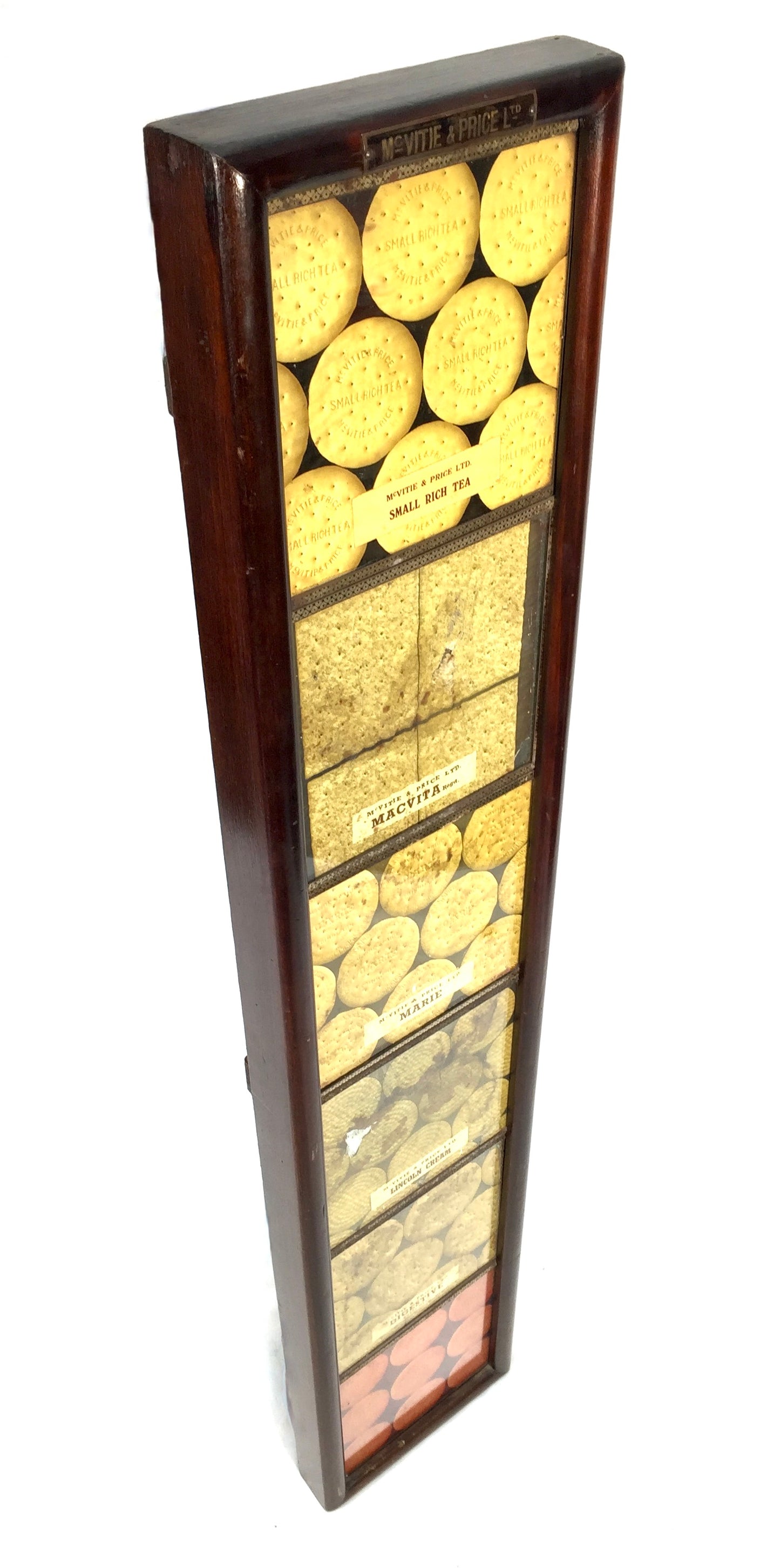 Antique Advertising - Mcvitie &amp; Price Biscuit Shop Display Framed Sign c.1920