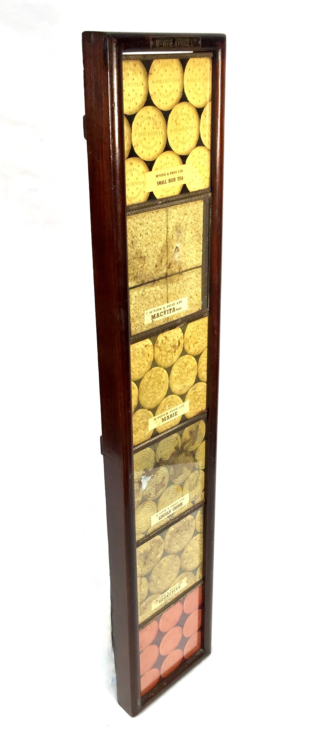 Antique Advertising - Mcvitie &amp; Price Biscuit Shop Display Framed Sign c.1920
