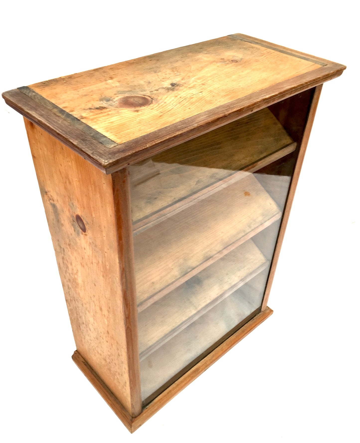 Antique William Potter & Sons Wooden Countertop Shop Display Sales Cabinet c1890