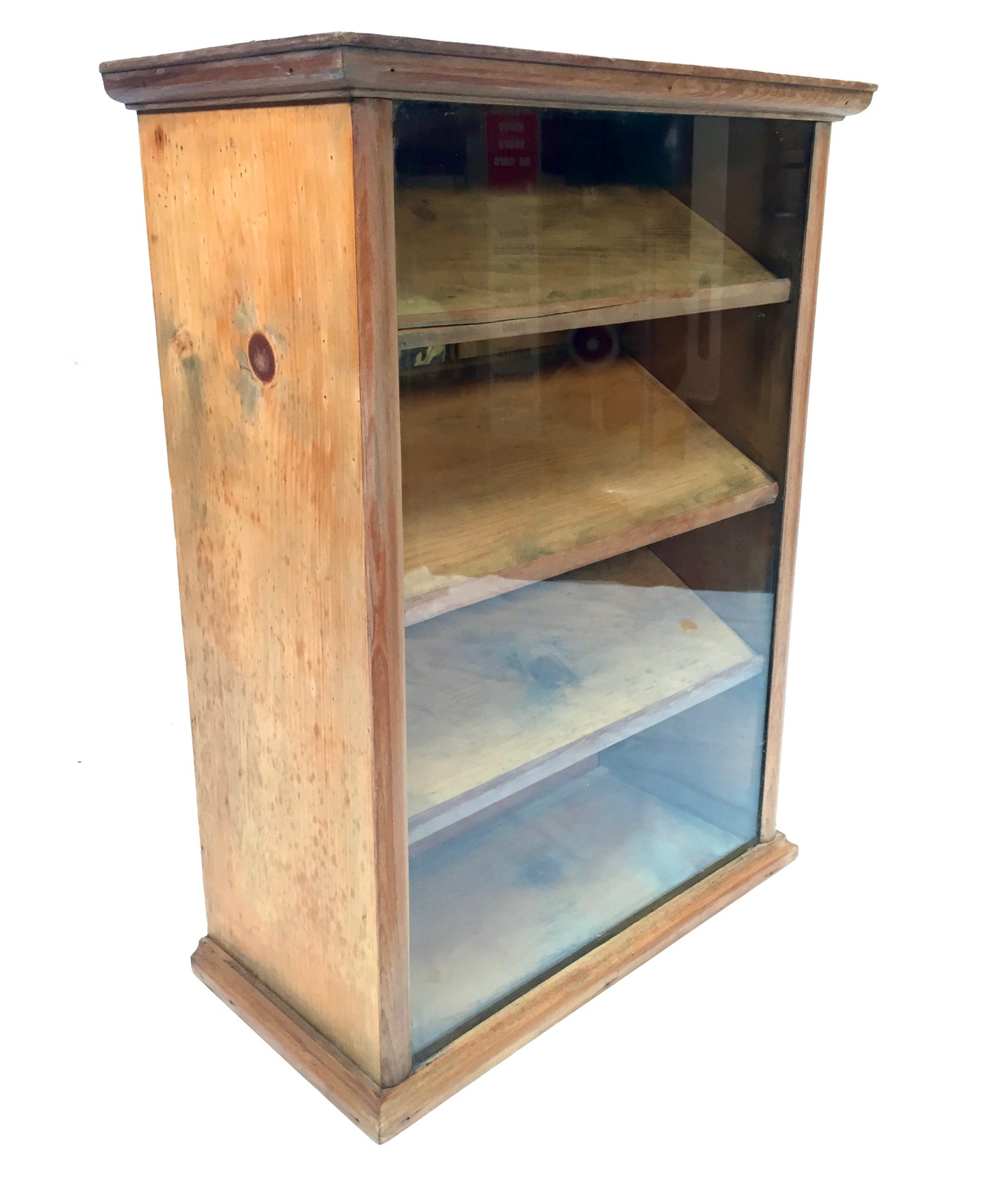 Antique William Potter & Sons Wooden Countertop Shop Display Sales Cabinet c1890