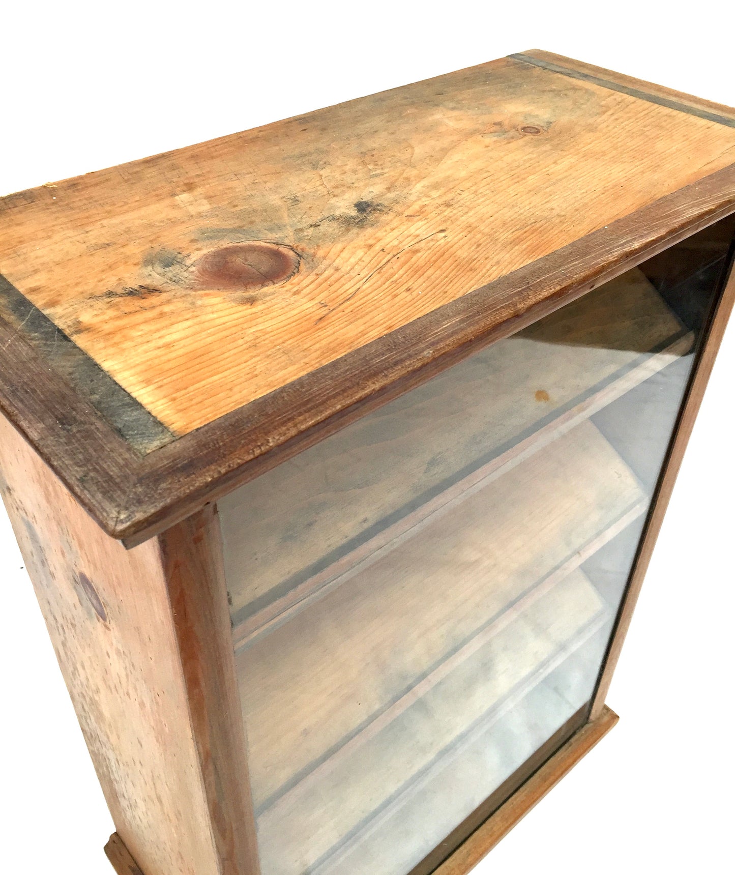 Antique William Potter & Sons Wooden Countertop Shop Display Sales Cabinet c1890