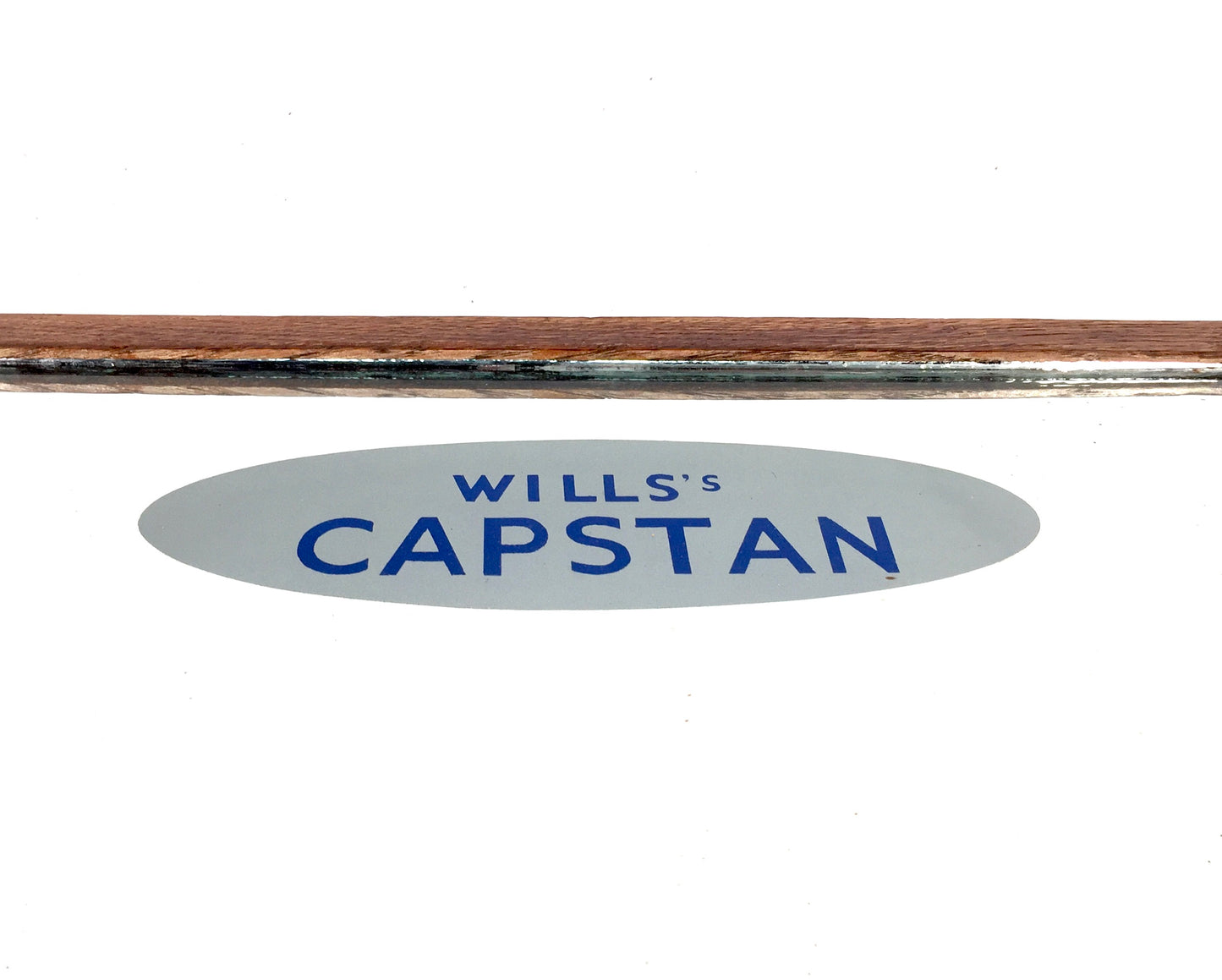 Antique Advertising - Wills's Capstan Navy Cut Cigarettes Oak Framed Mirror Sign