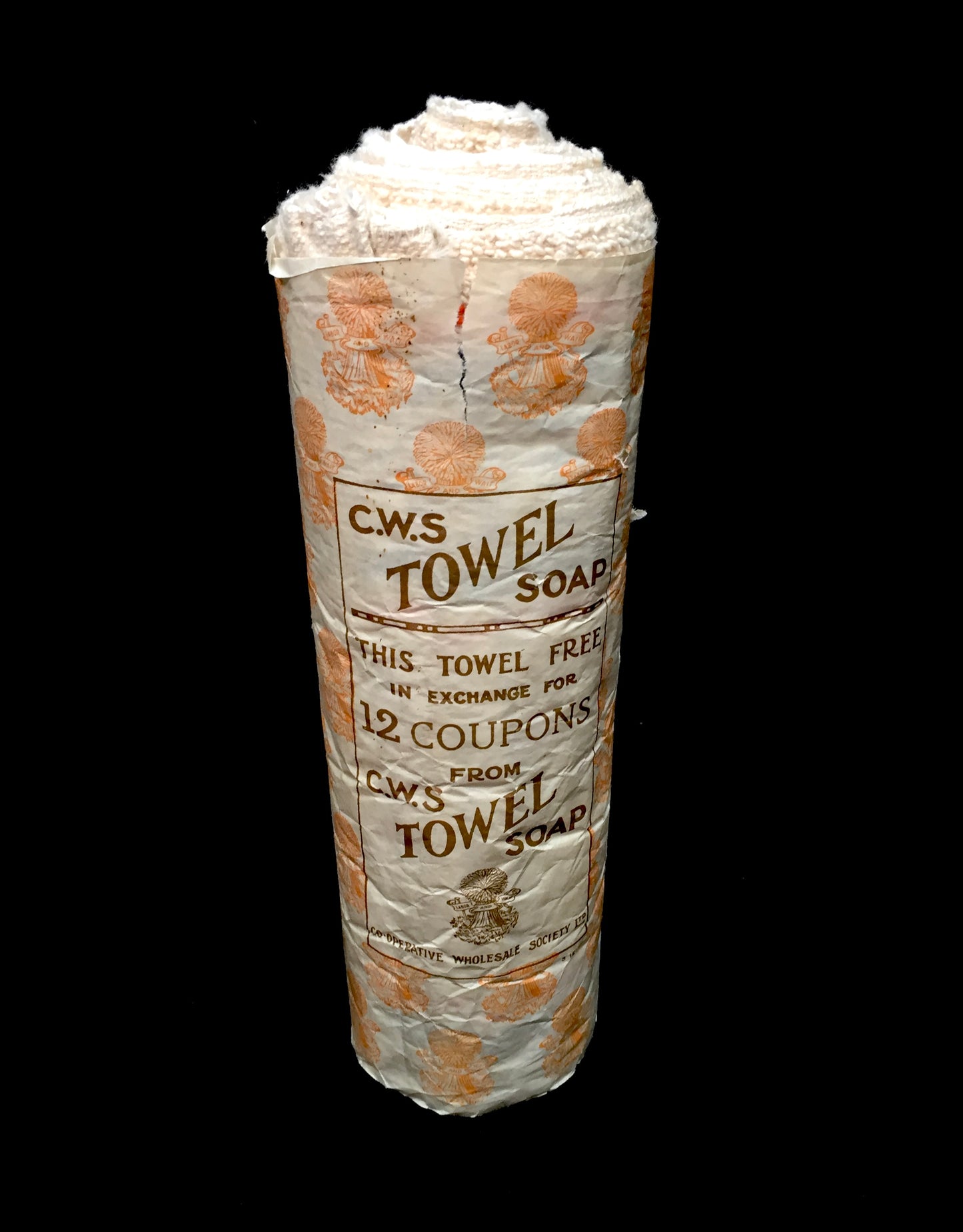 Vintage Advertising - Co-operative Co-op C.W.S Original Promotional Towel c.1950