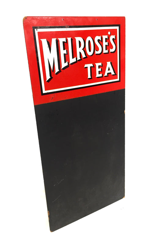 Antique Melrose Tea Cafe Specials Chalkboard – Wall Mounted Advertising Sign