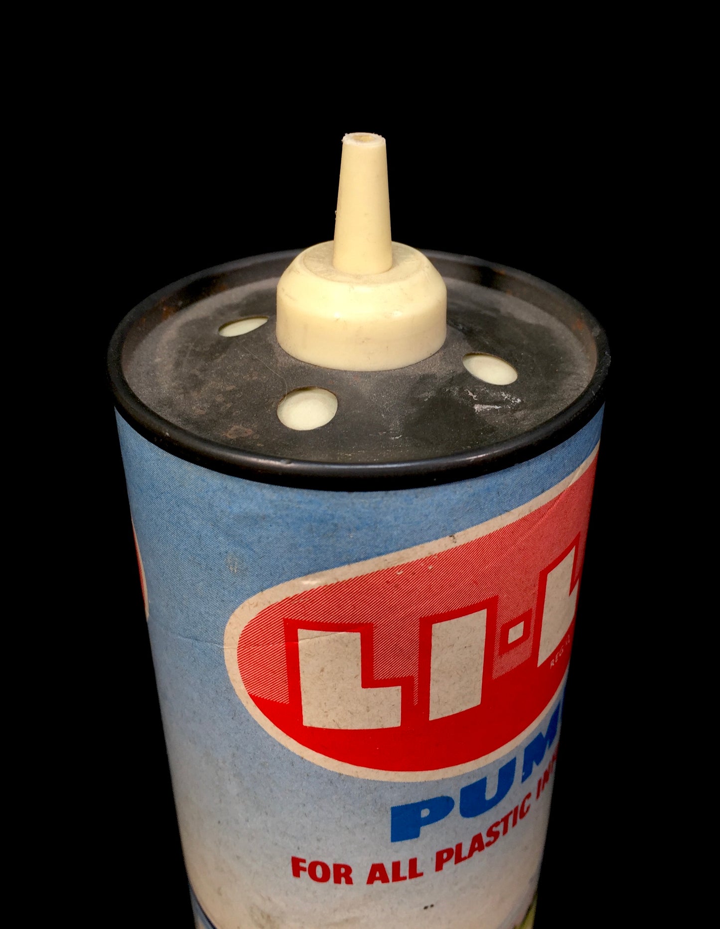Vintage 1970s Li-Lo Card Board Hand Pump for Beach Inflatables / PaCa Liverpool