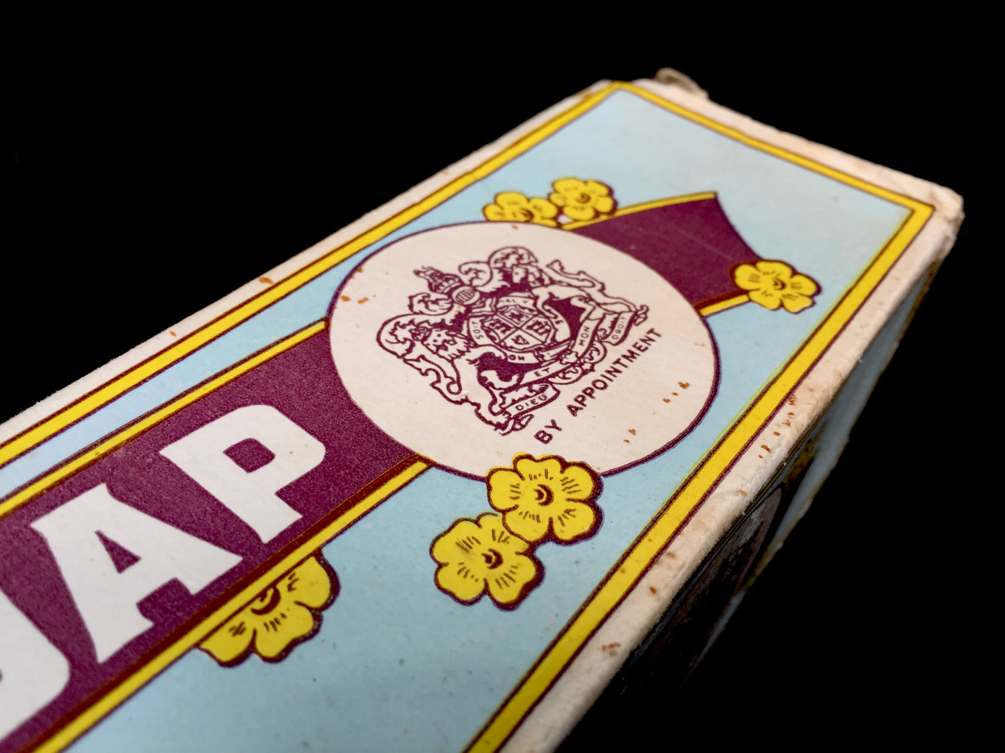 Antique 1930s Bar of John Knight's Royal Primrose Soap in the Original Box