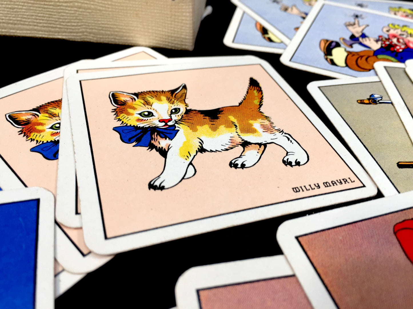 Vintage 1950s Snap Playing Cards Game by Benno Products of London Complete Boxed