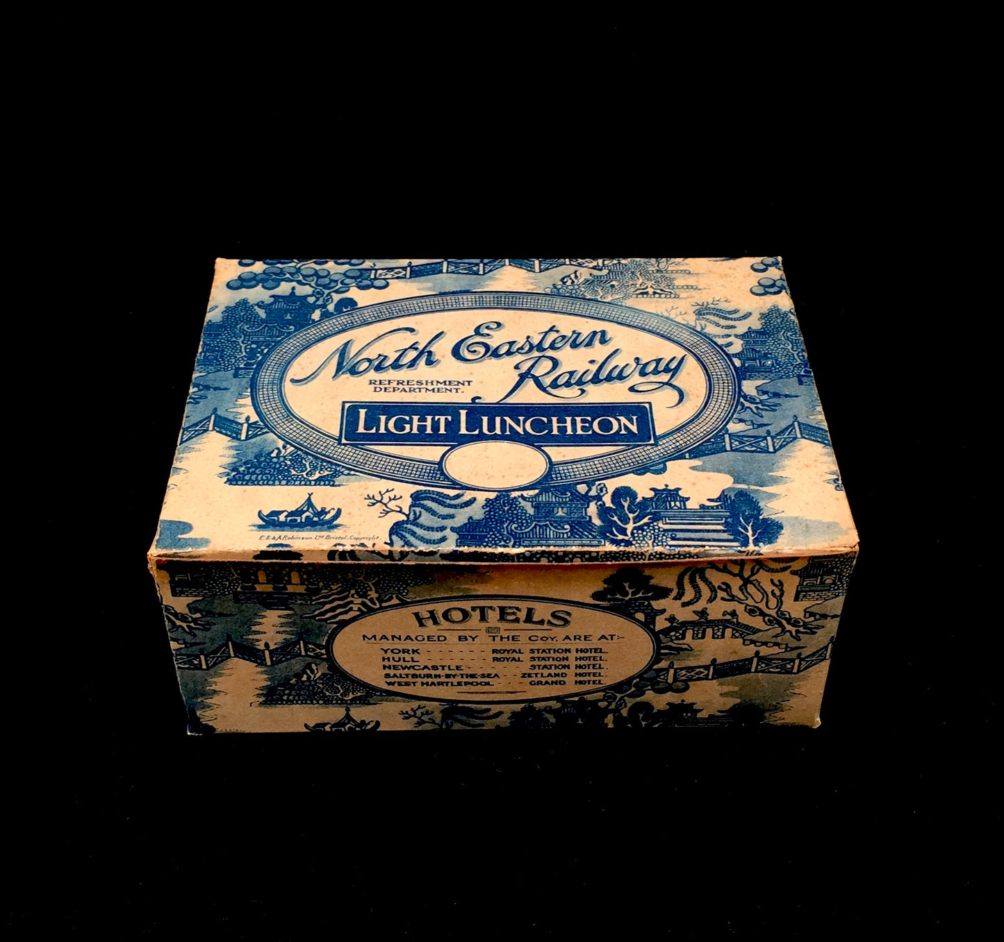 Antique Railwayana - Early 20th Century North Eastern Railway N.E.R Lunchbox