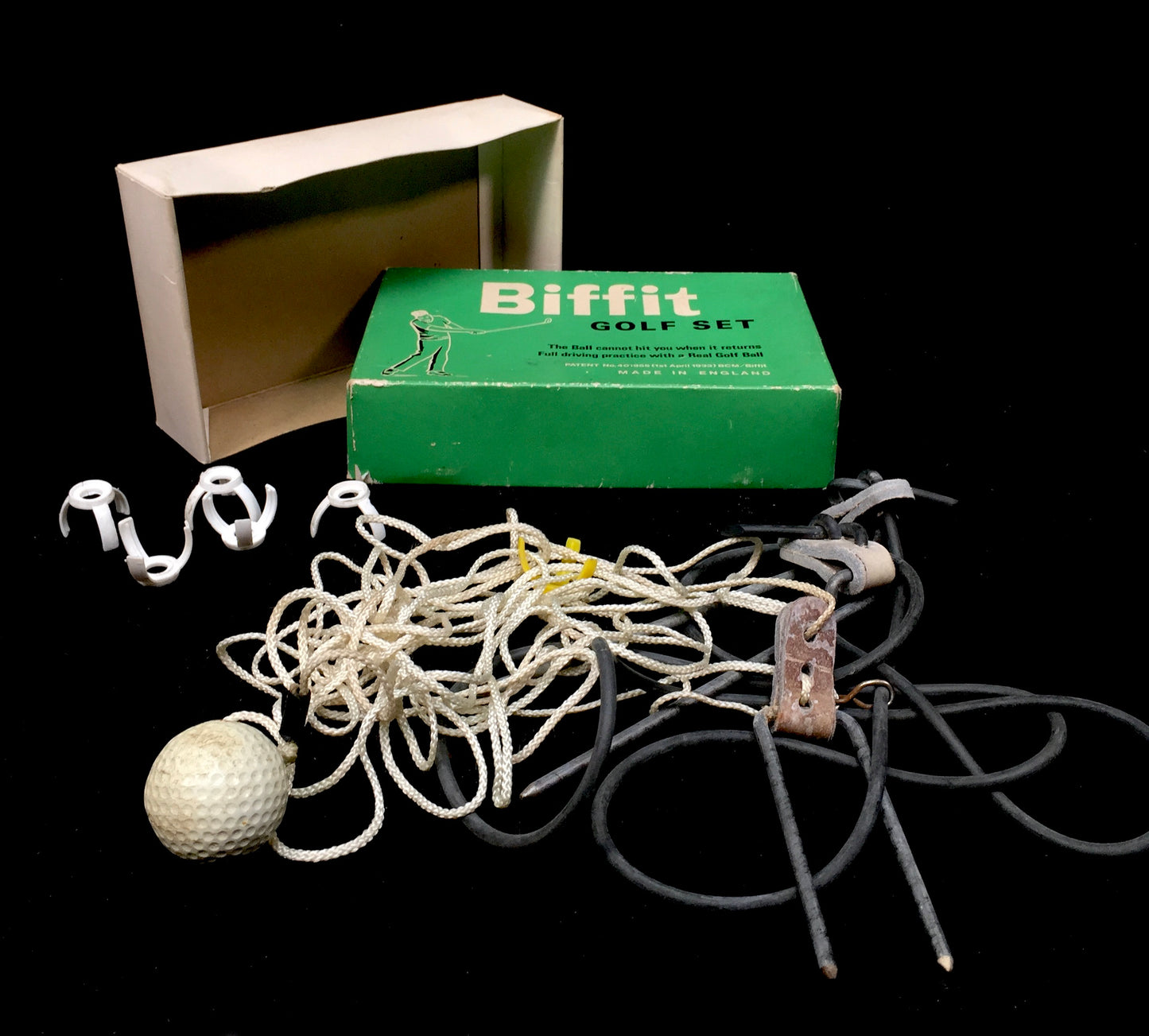 Vintage 1980s BIFFIT Golf Set Training Aid Game in Box