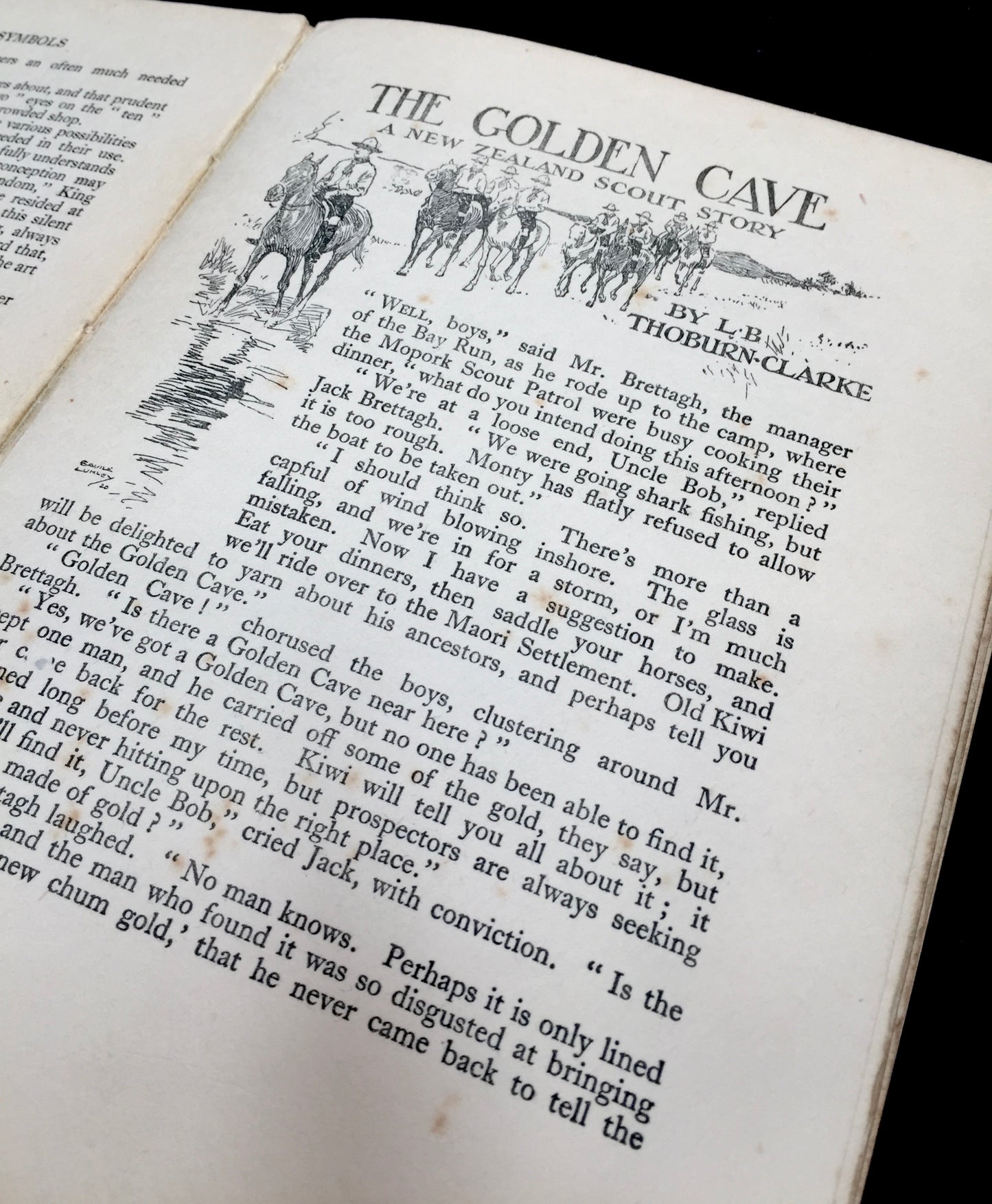 Antique 20th Century Book – The Golden Treasure Book for Boys by Herbert Strang