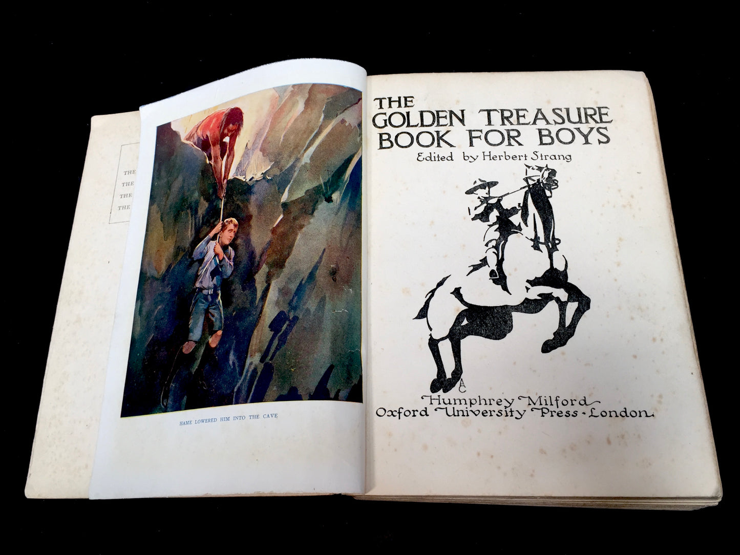 Antique 20th Century Book – The Golden Treasure Book for Boys by Herbert Strang
