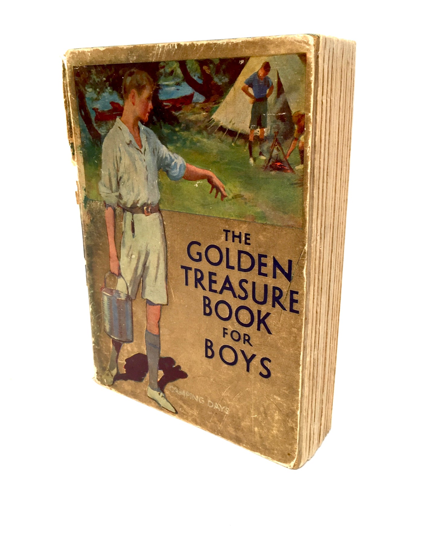 Antique 20th Century Book – The Golden Treasure Book for Boys by Herbert Strang