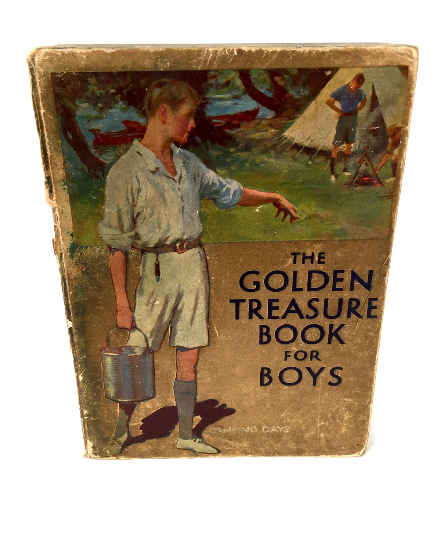 Antique 20th Century Book – The Golden Treasure Book for Boys by Herbert Strang