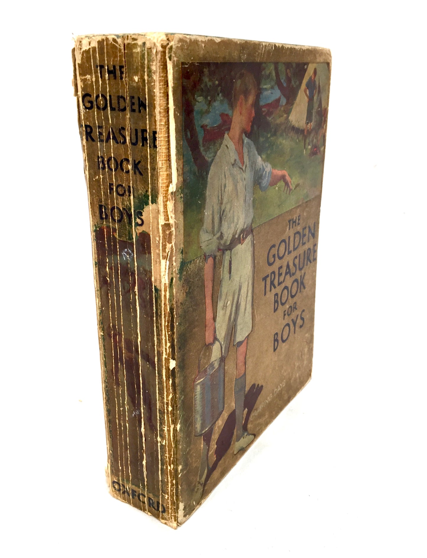 Antique 20th Century Book – The Golden Treasure Book for Boys by Herbert Strang