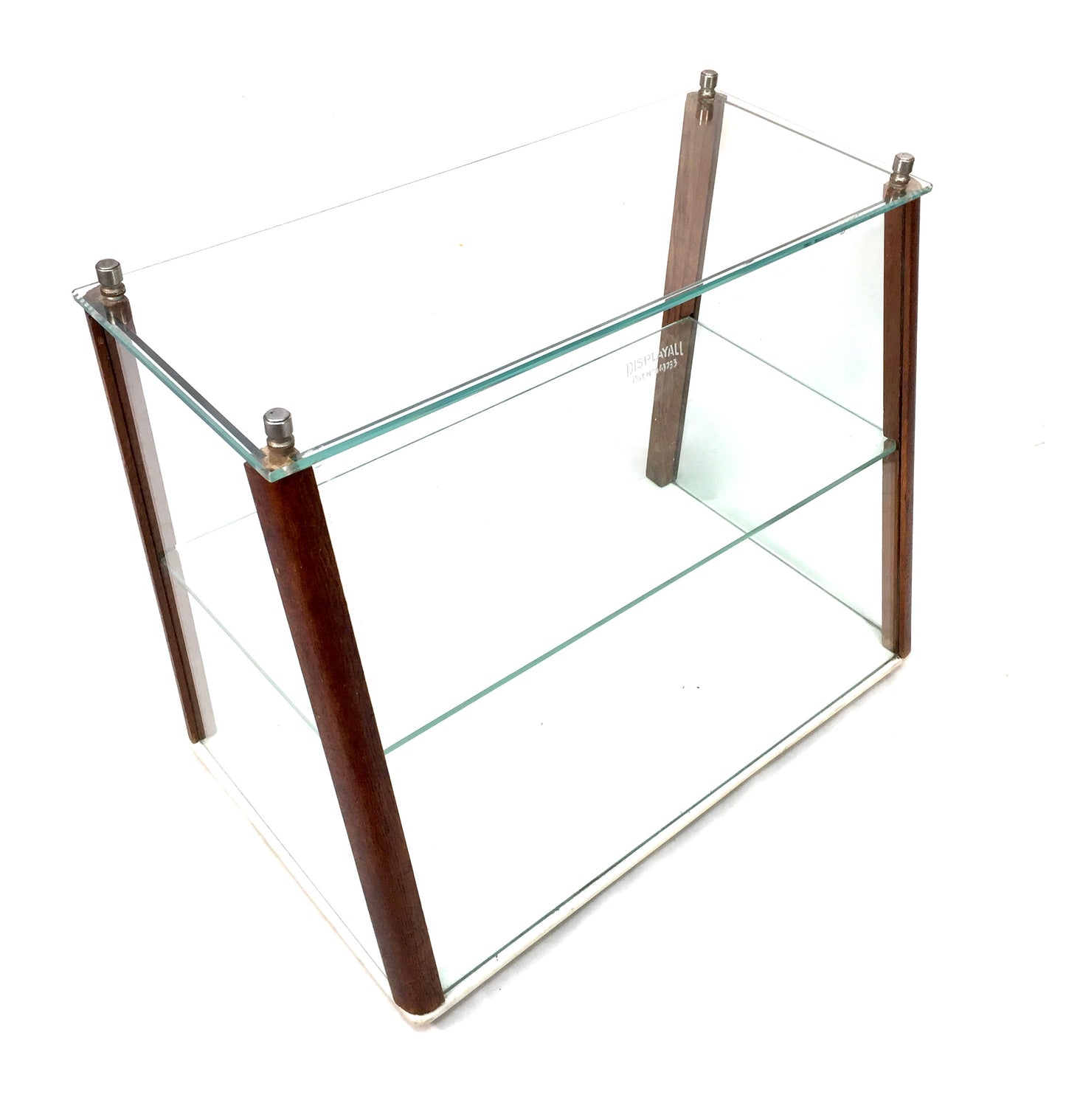 Antique Wooden & Glass Fronted Bakery Shop Display Cabinet by Displayall c.1950