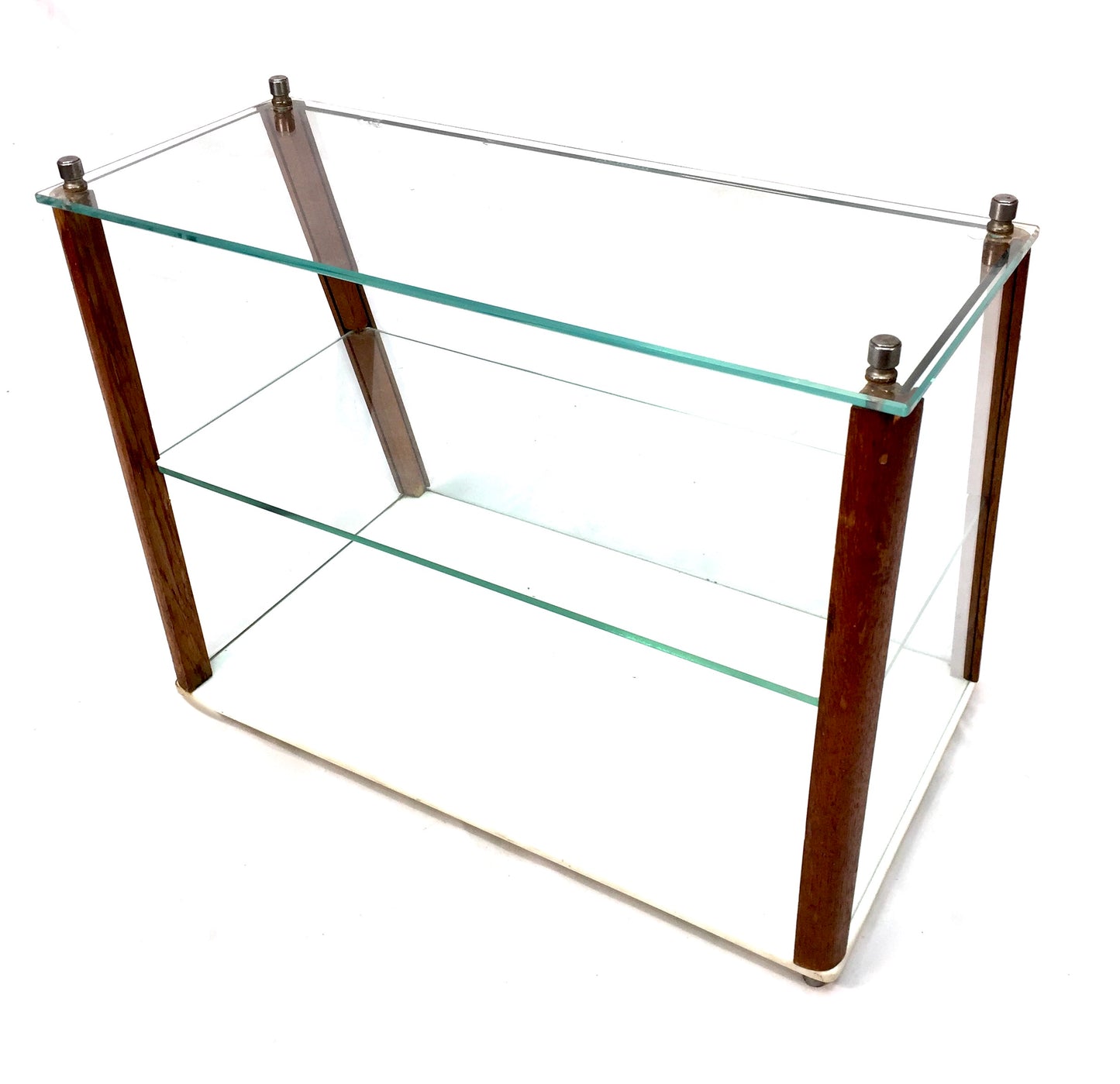 Antique Wooden & Glass Fronted Bakery Shop Display Cabinet by Displayall c.1950