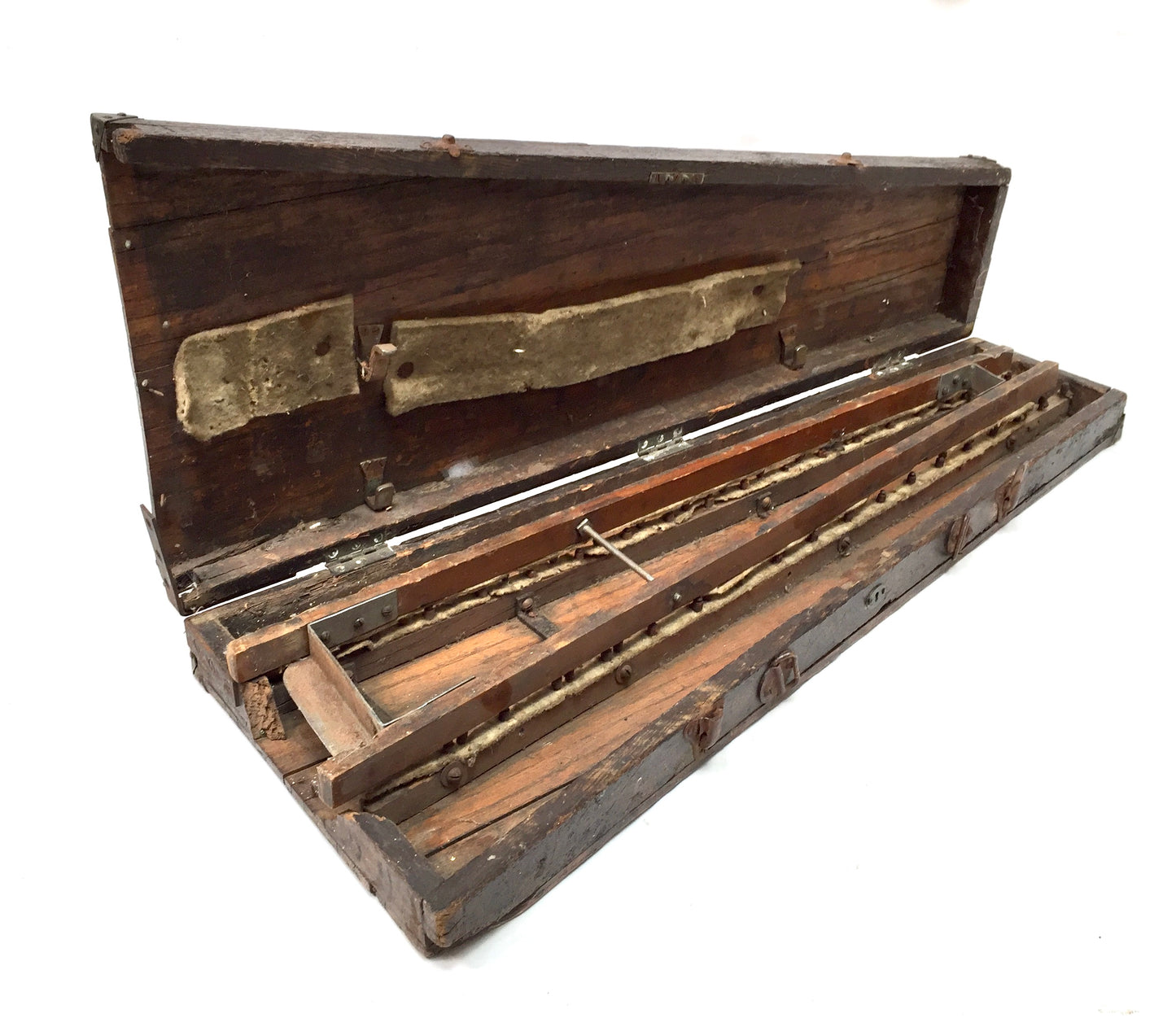 Antique Wooden Violin Case for the Birmingham City Brass Police Band c.1930
