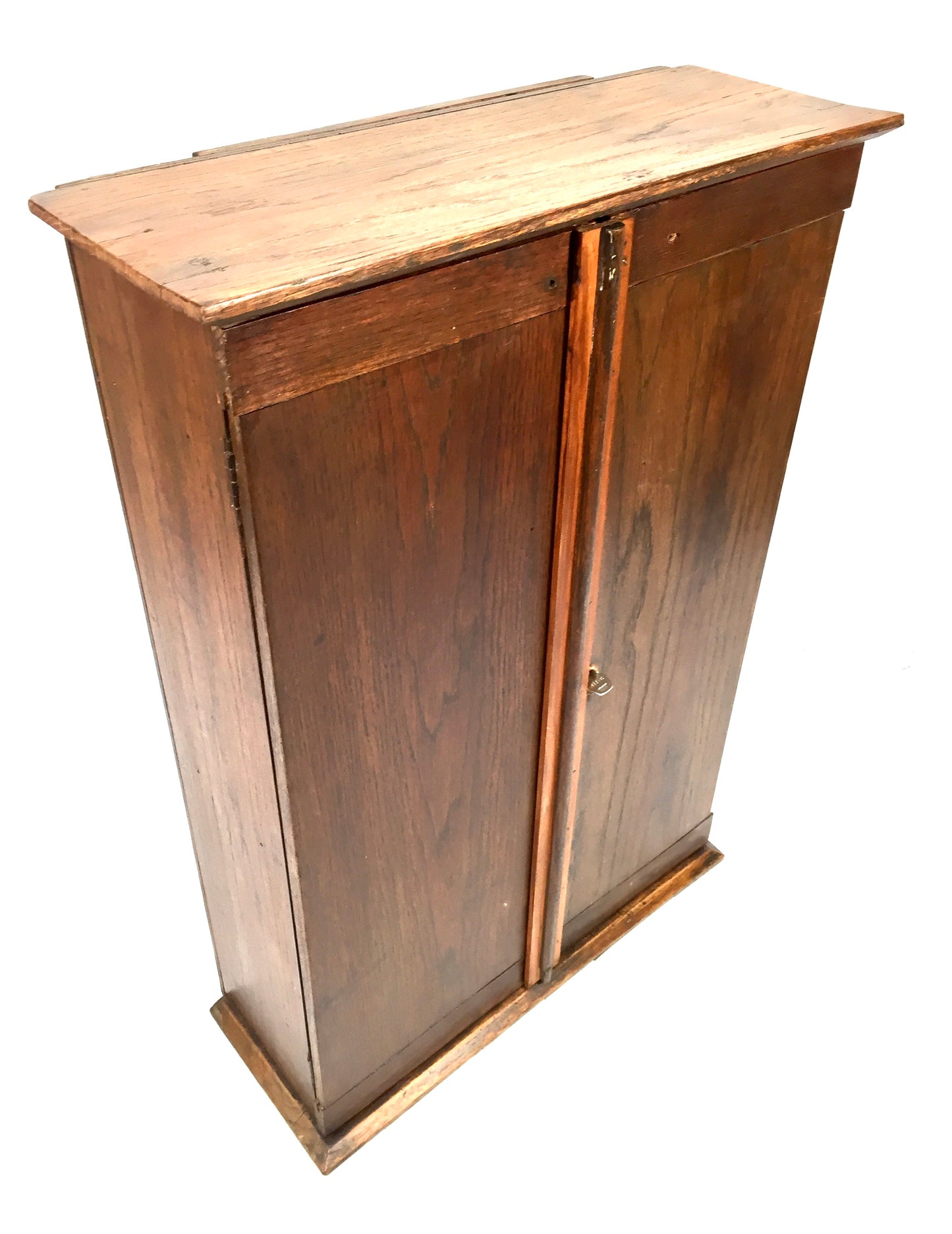 Antique Wooden Large Tool Cabinet / Toolbox by John Shaw and Sons c.1930