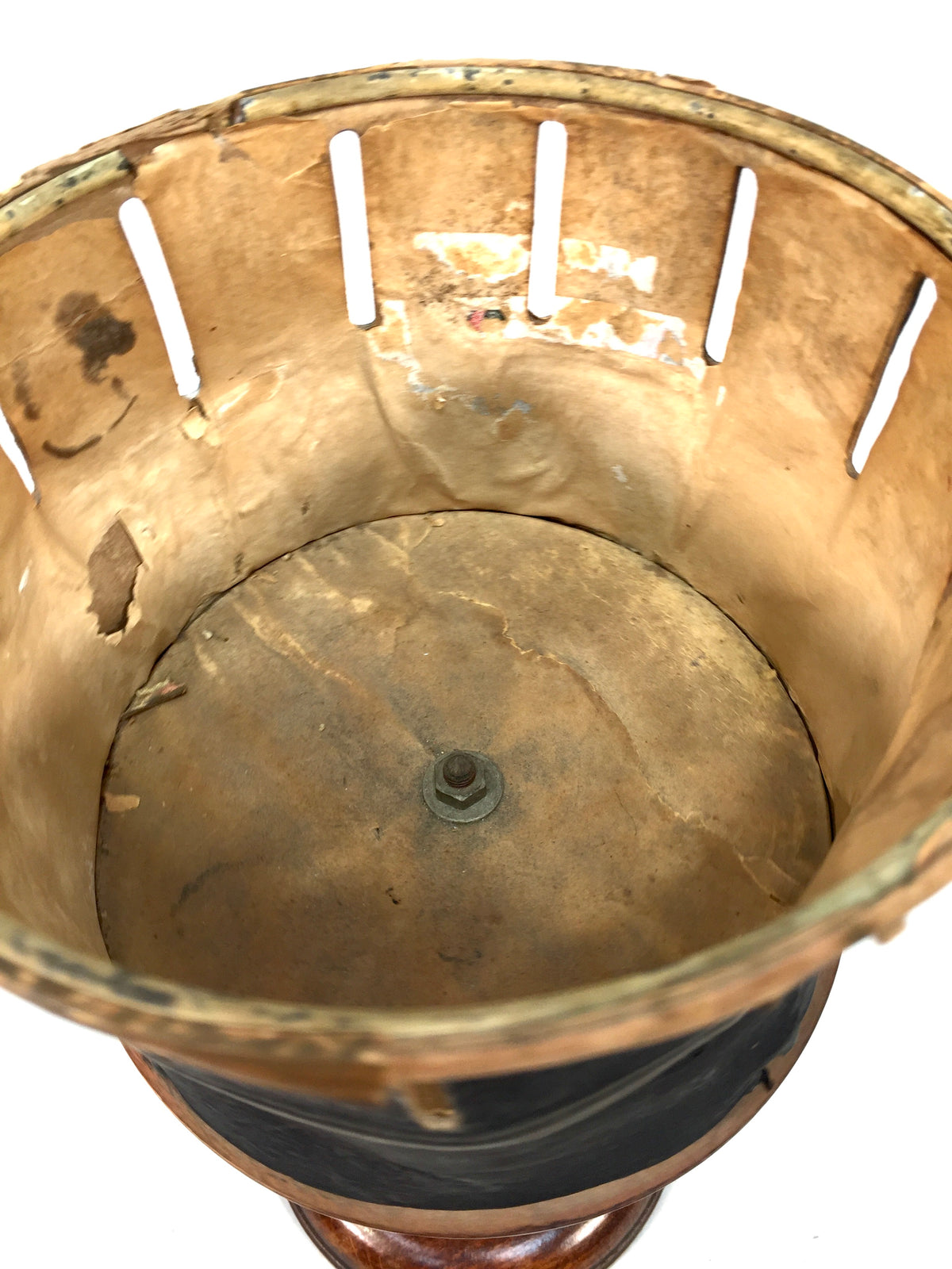 Antique Victorian Zoetrope / Wheel of Life with Viewing Image Strips. c.1870