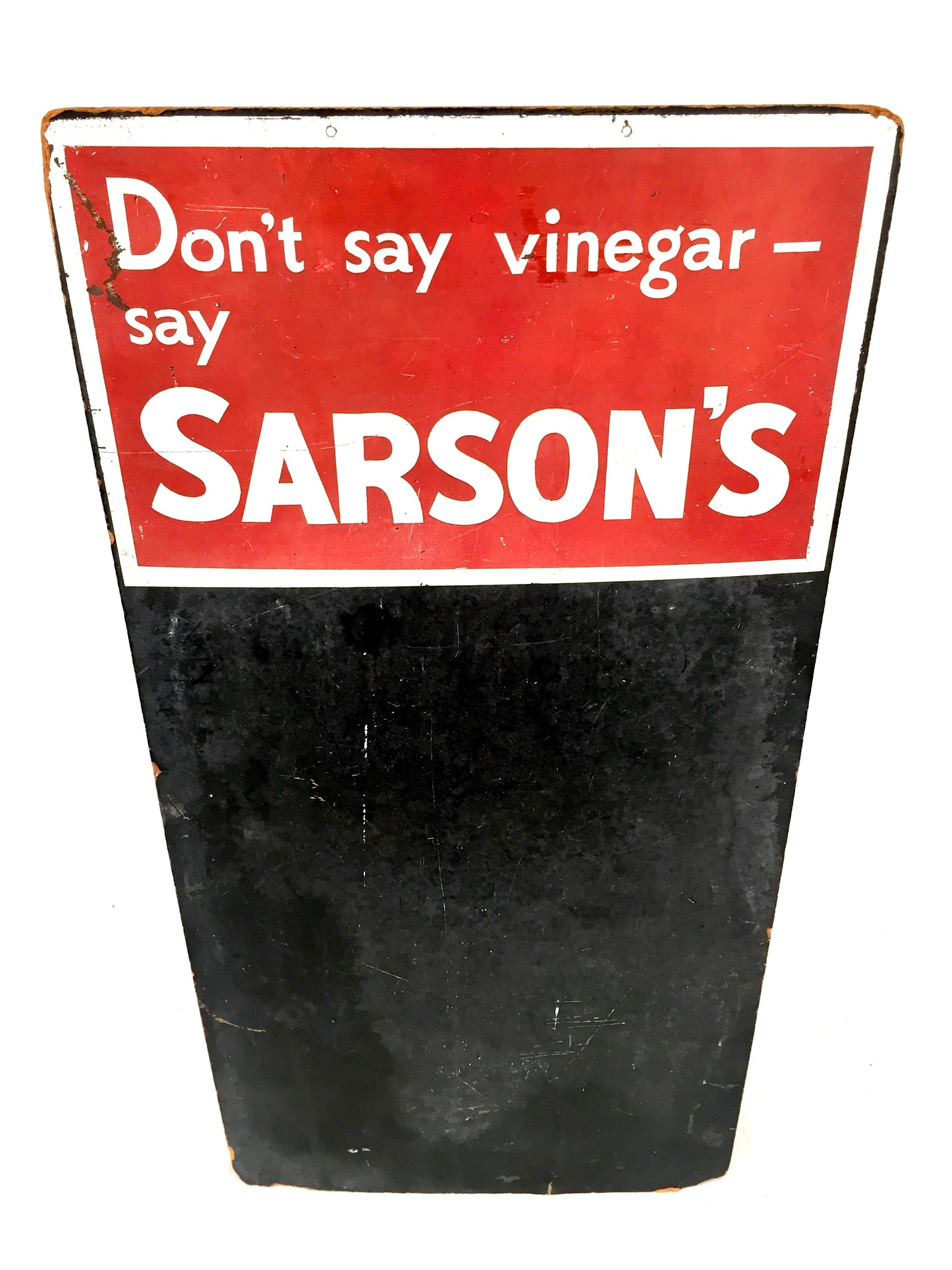 Antique Sarson's Vinegar Specials Chalkboard – Wall Mounted Advertising Sign