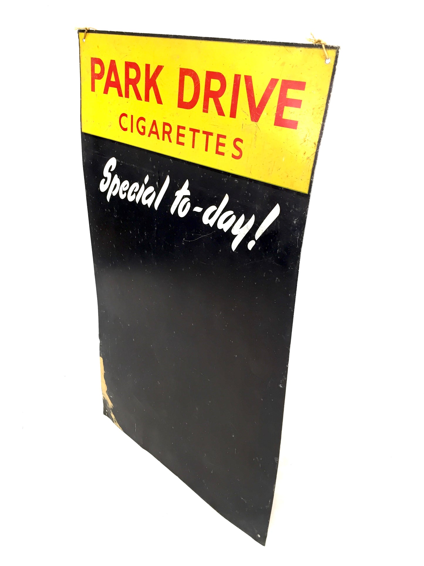 Antique Park Drive Cigarettes Specials Chalkboard Wall Mounted Advertising Sign