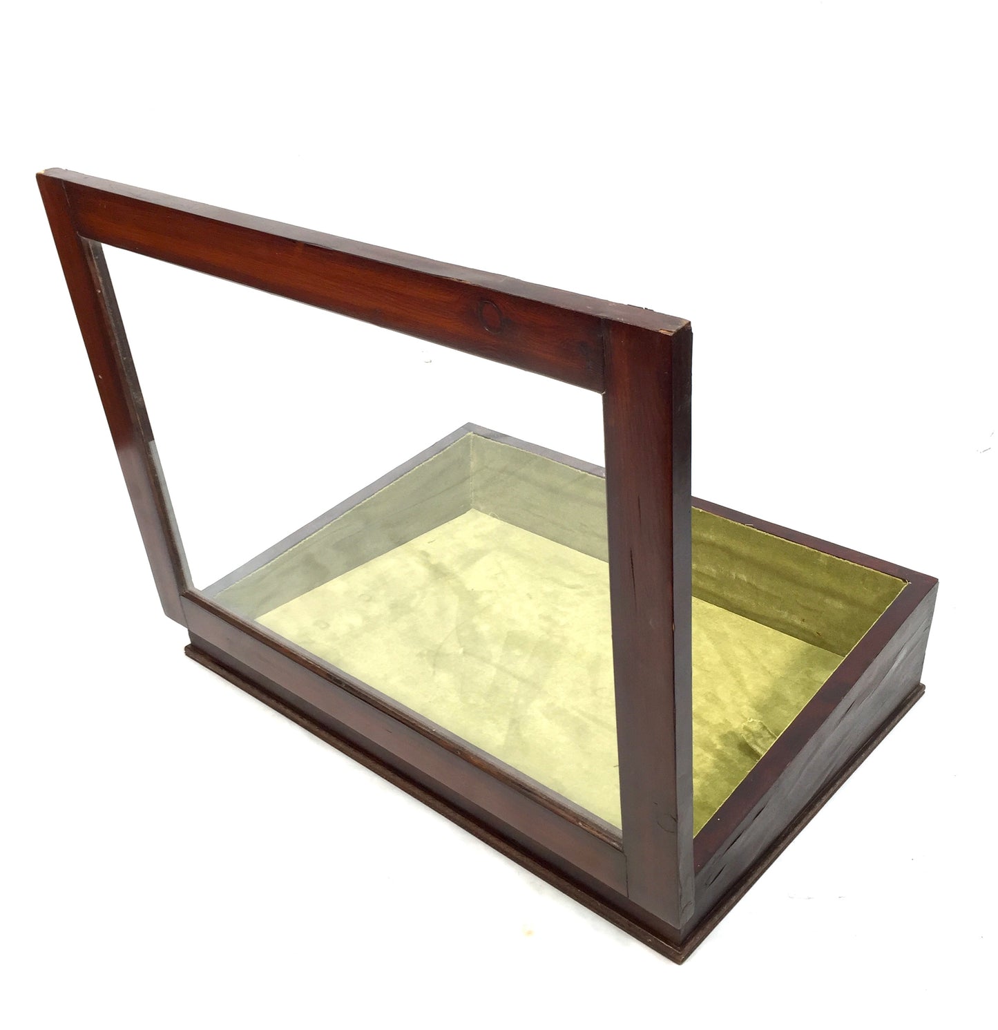 Vintage Tabletop Shop Counter Wooden & Glass Display Cabinet / Case / Antique
