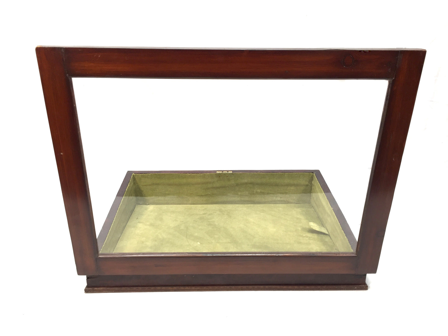 Vintage Tabletop Shop Counter Wooden & Glass Display Cabinet / Case / Antique