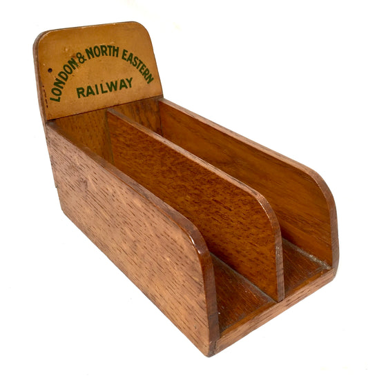Antique Advertising Wooden Display Stand London &amp; North Eastern Railway c1950