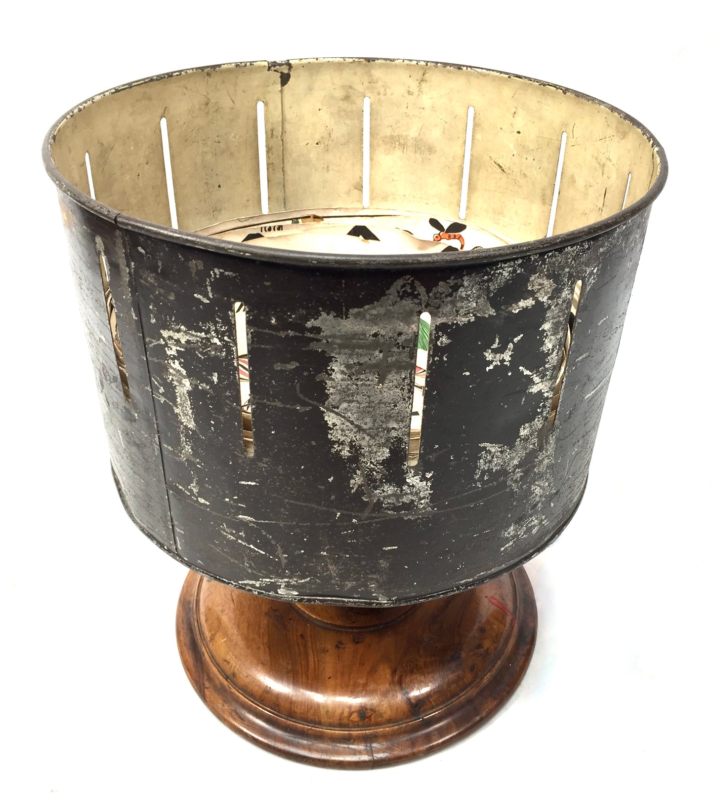 Antique Victorian Zoetrope / Wheel of Life with Viewing Image Strips. c.1870