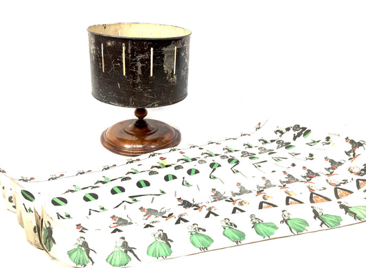 Antique Victorian Zoetrope / Wheel of Life with Viewing Image Strips. c.1870