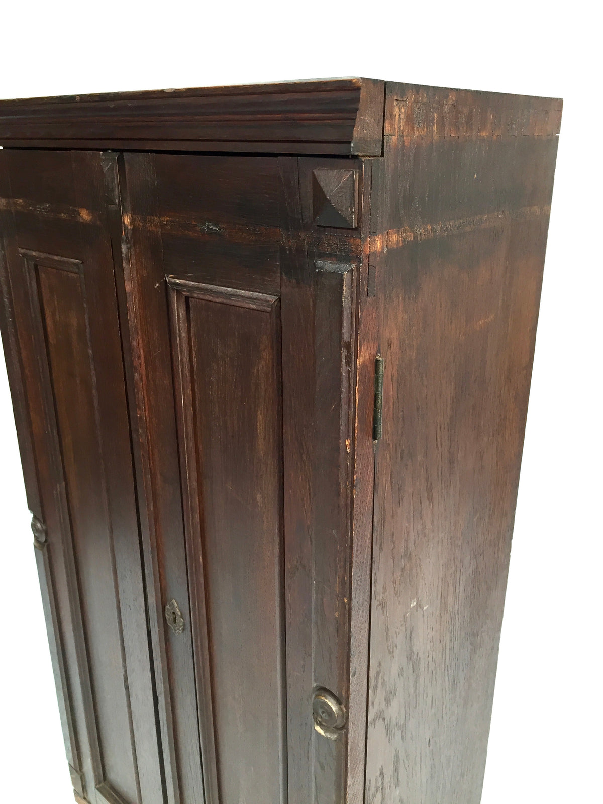 Antique Large Wooden Microscope Slide Collectors Cabinet Box / Holds 920 Slides