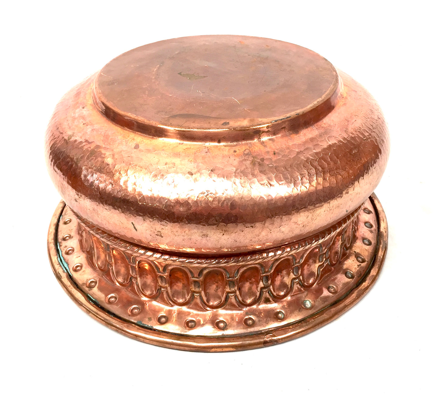Antique Large Art Nouveau Copper Planter / Plant Pot / Jardiniere Arts & Crafts