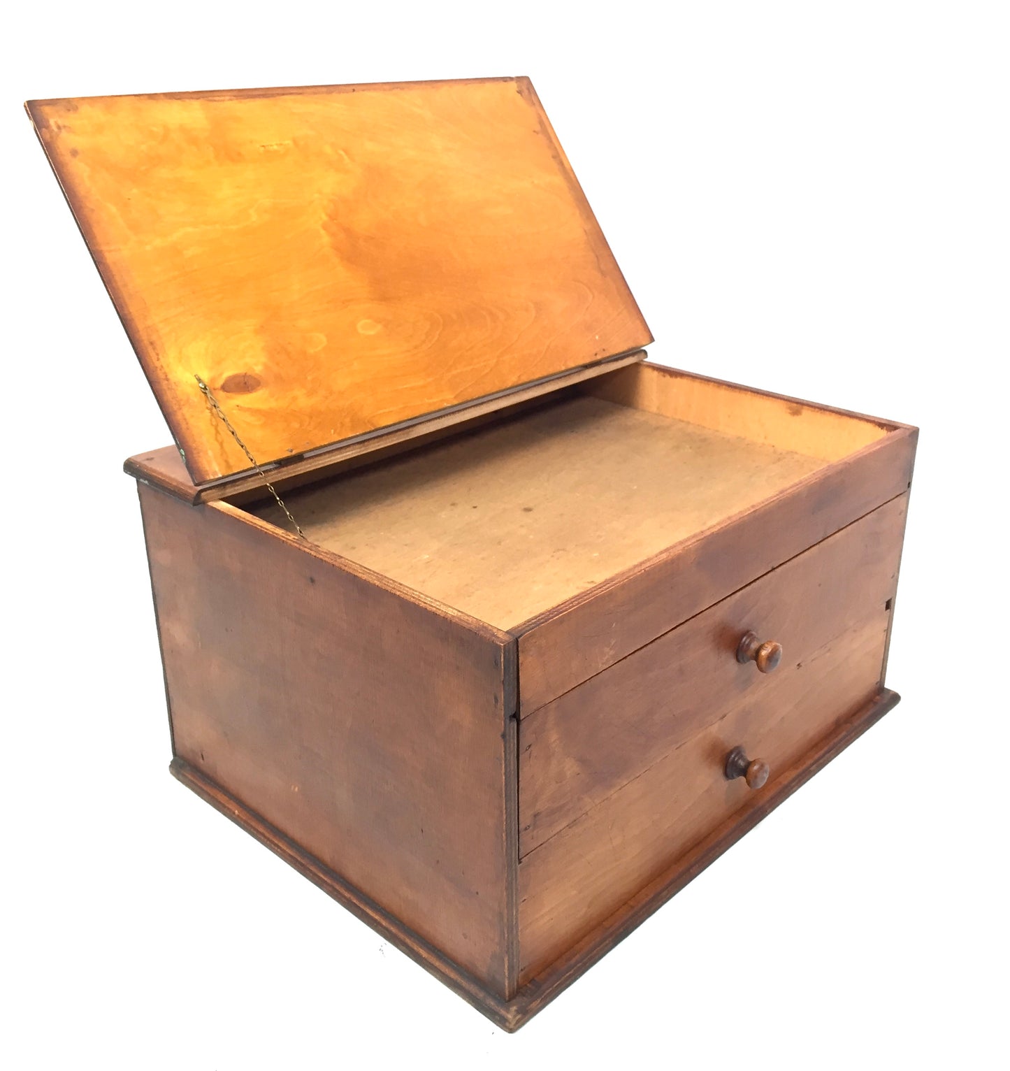 Antique Tabletop Storage Box / Sewing /Haberdashery Cabinet / Jewellery / c1950
